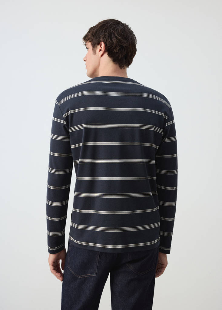 100% cotton striped t-shirt - thumbnail 3