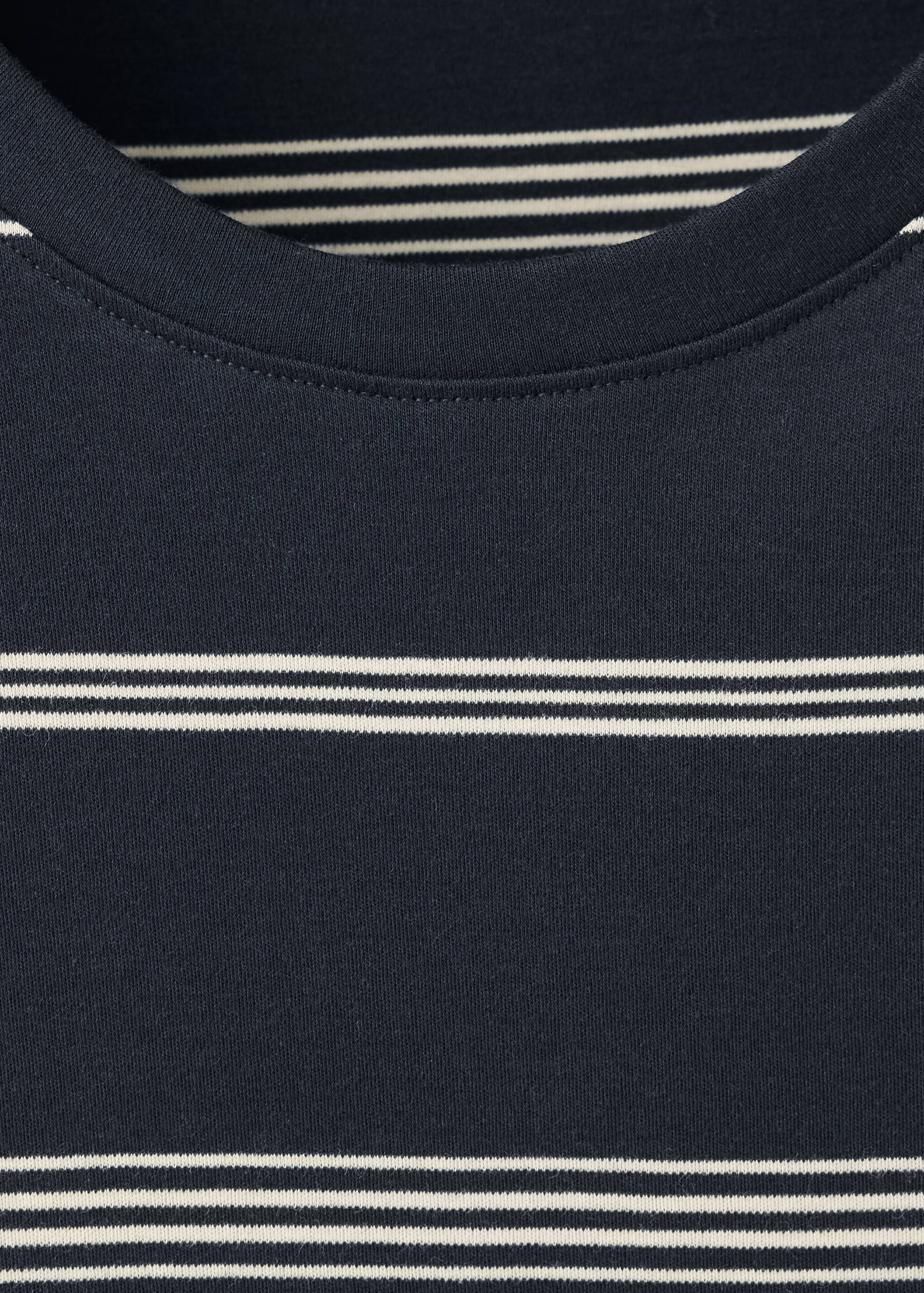 100% cotton striped t-shirt - Details of the article 8