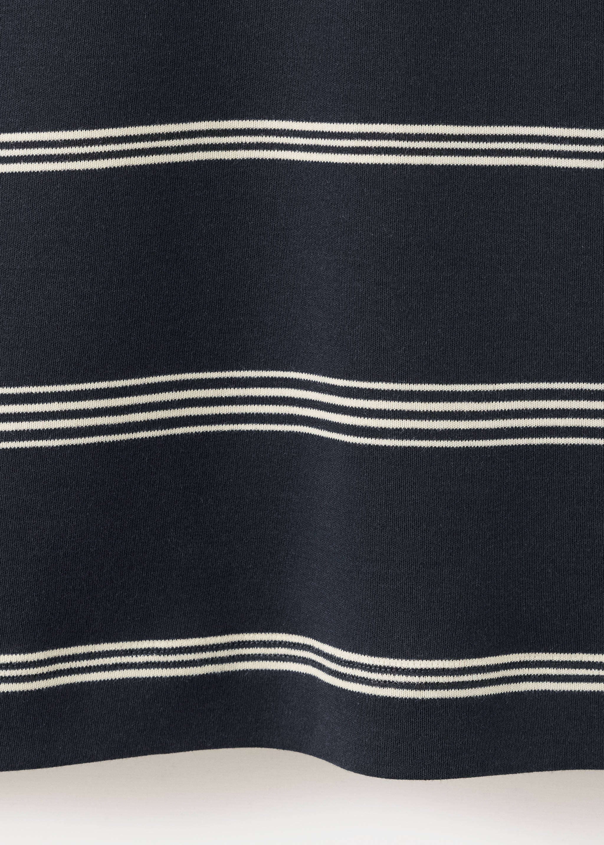100% cotton striped t-shirt - Details of the article 0