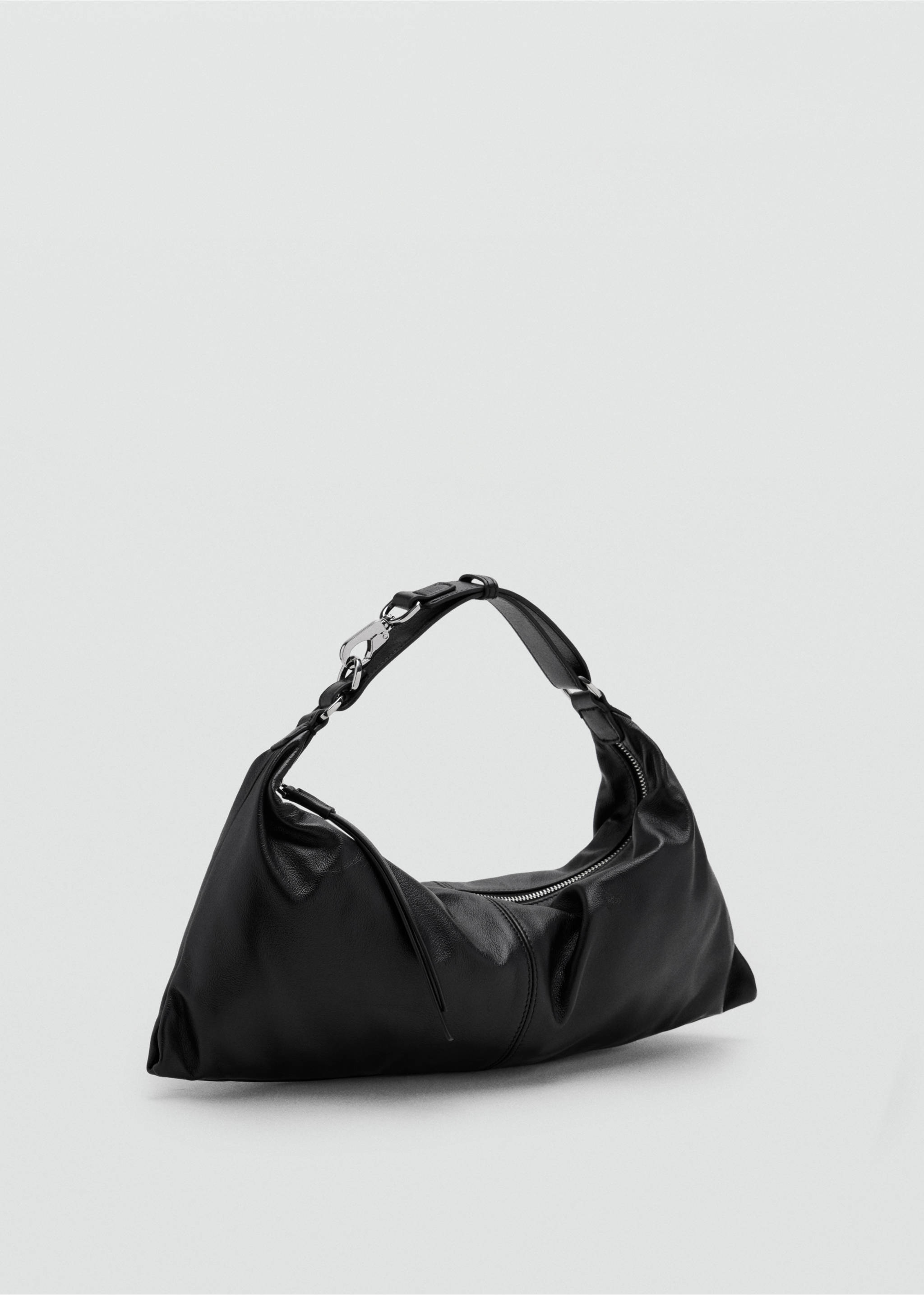 100% bovine leather bag - Medium plane, Black. Ref: 37065999-00.
