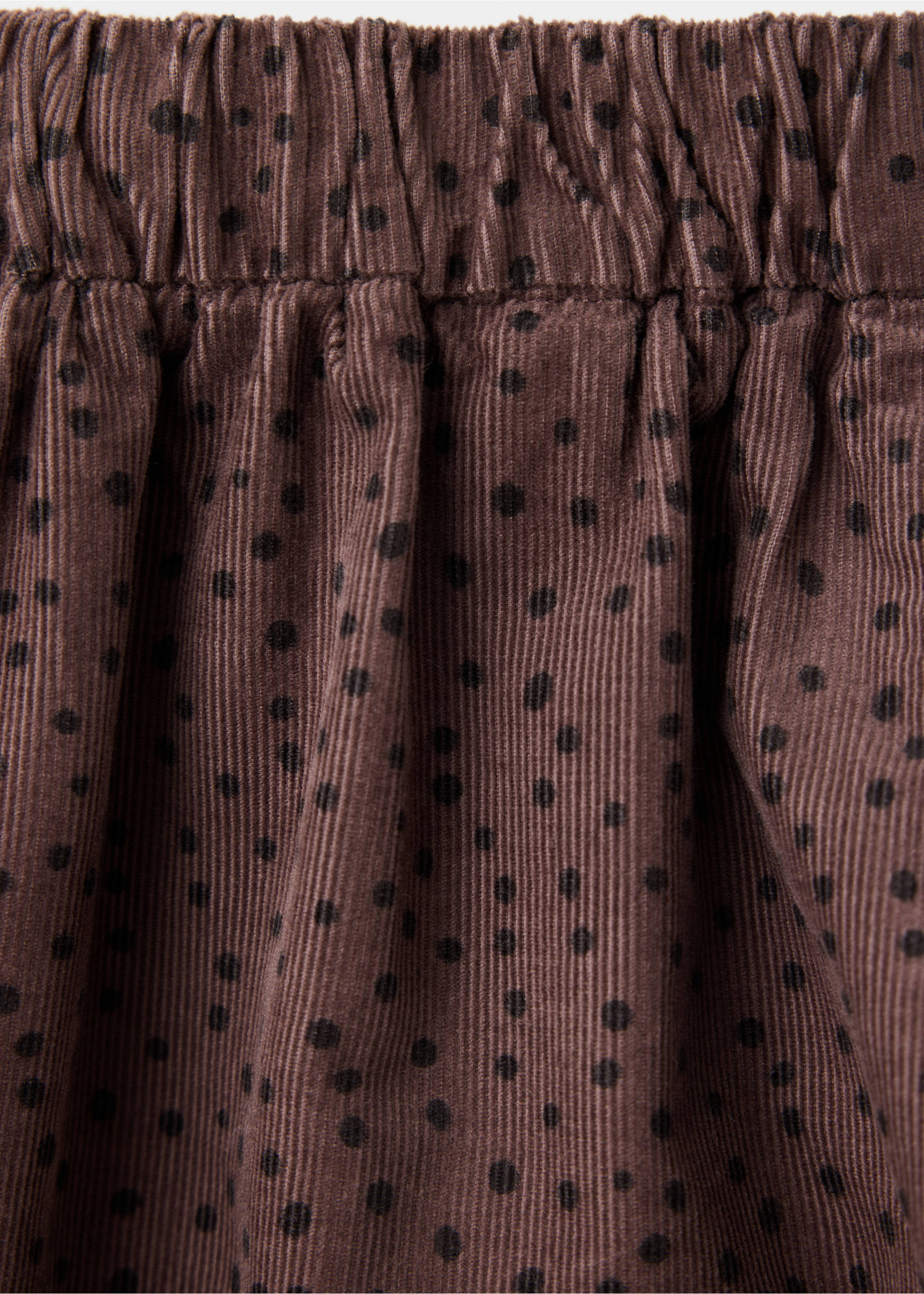 Pantalón pana topos - Detalle del artículo 0, Marrón. Ref: 37066001-00.