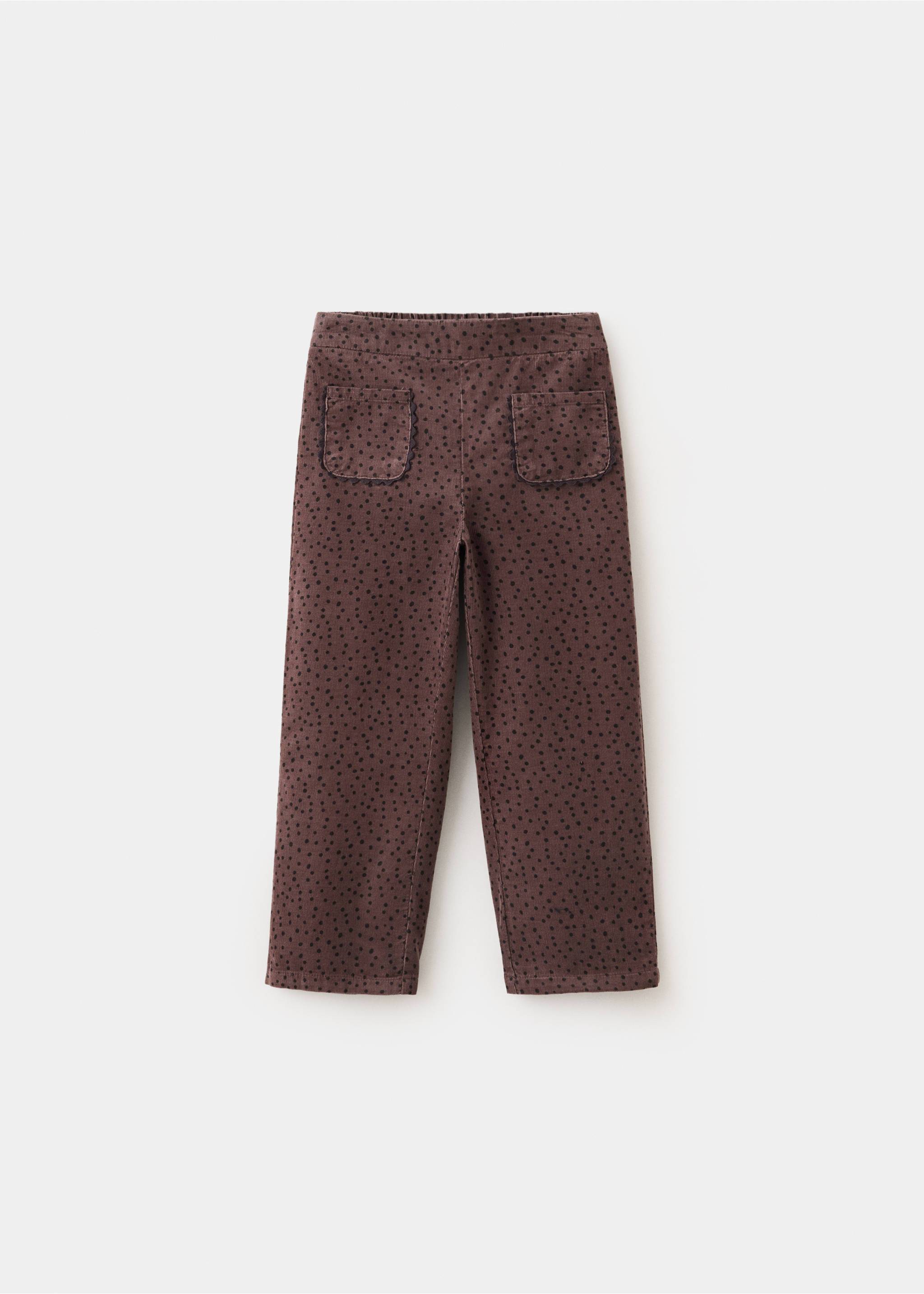 Pantalón pana topos - Artículo sin modelo, Marrón. Ref: 37066001-00.