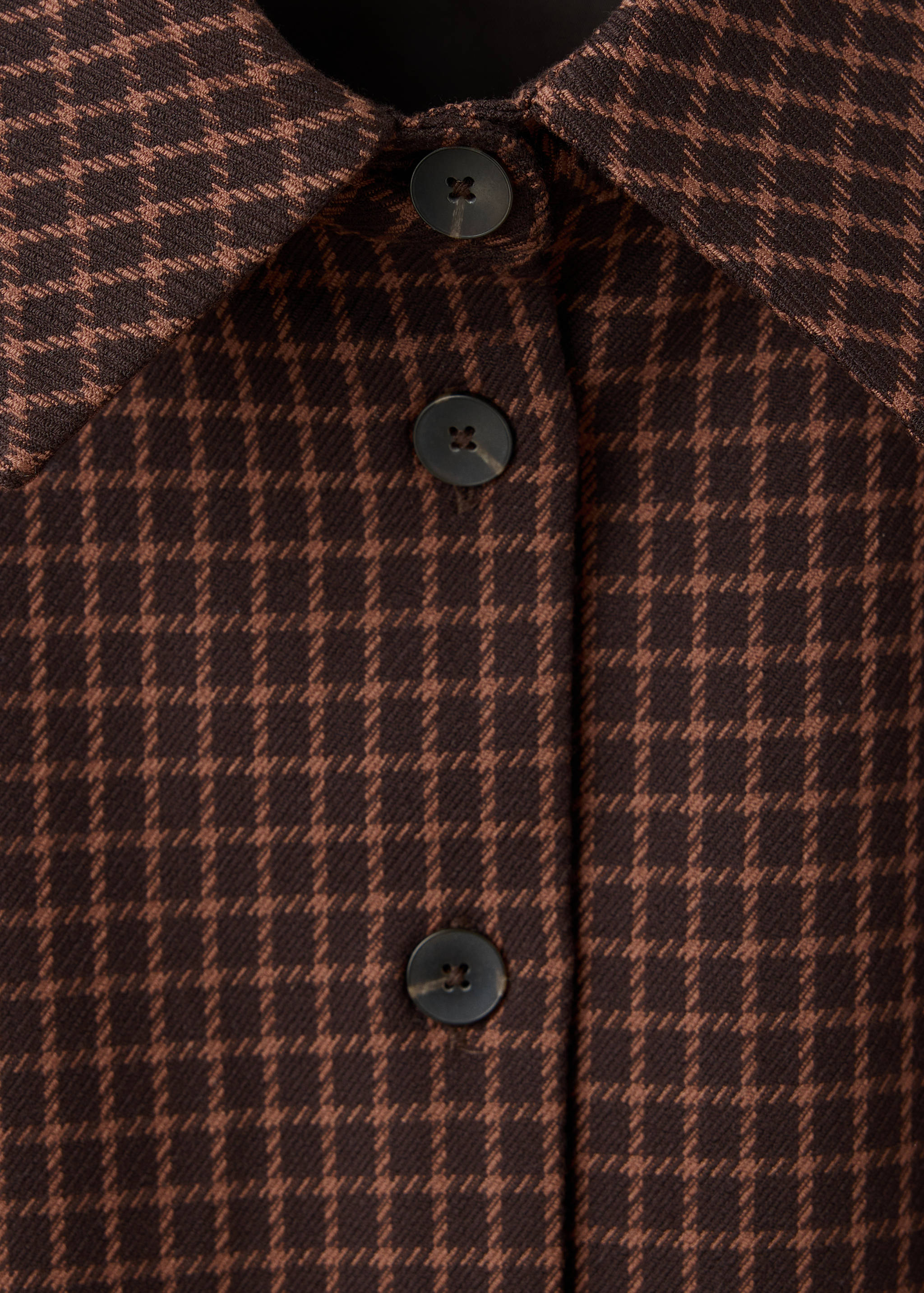 Fitted houndstooth shirt - Details of the article 8