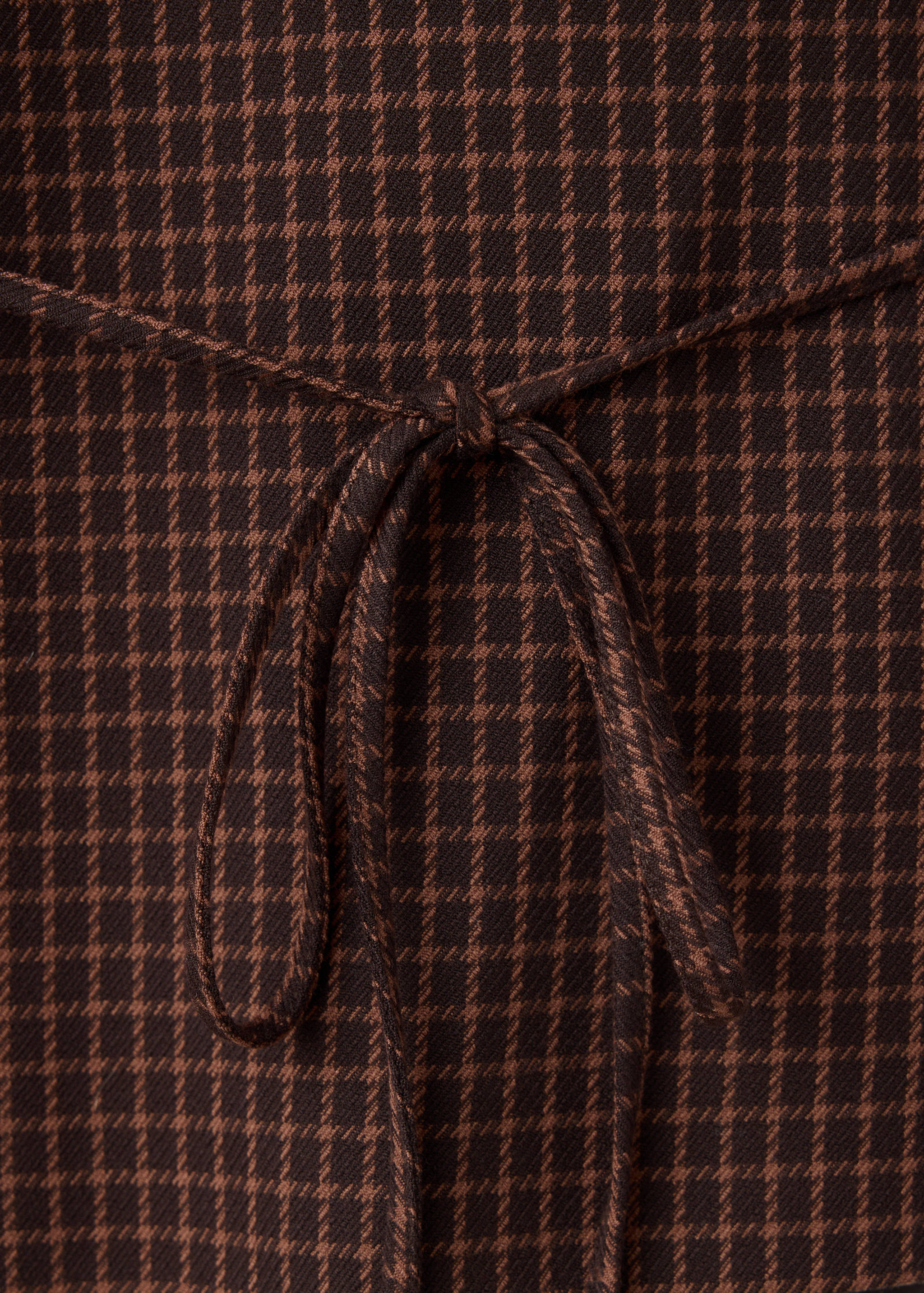 Fitted houndstooth shirt - Details of the article 0