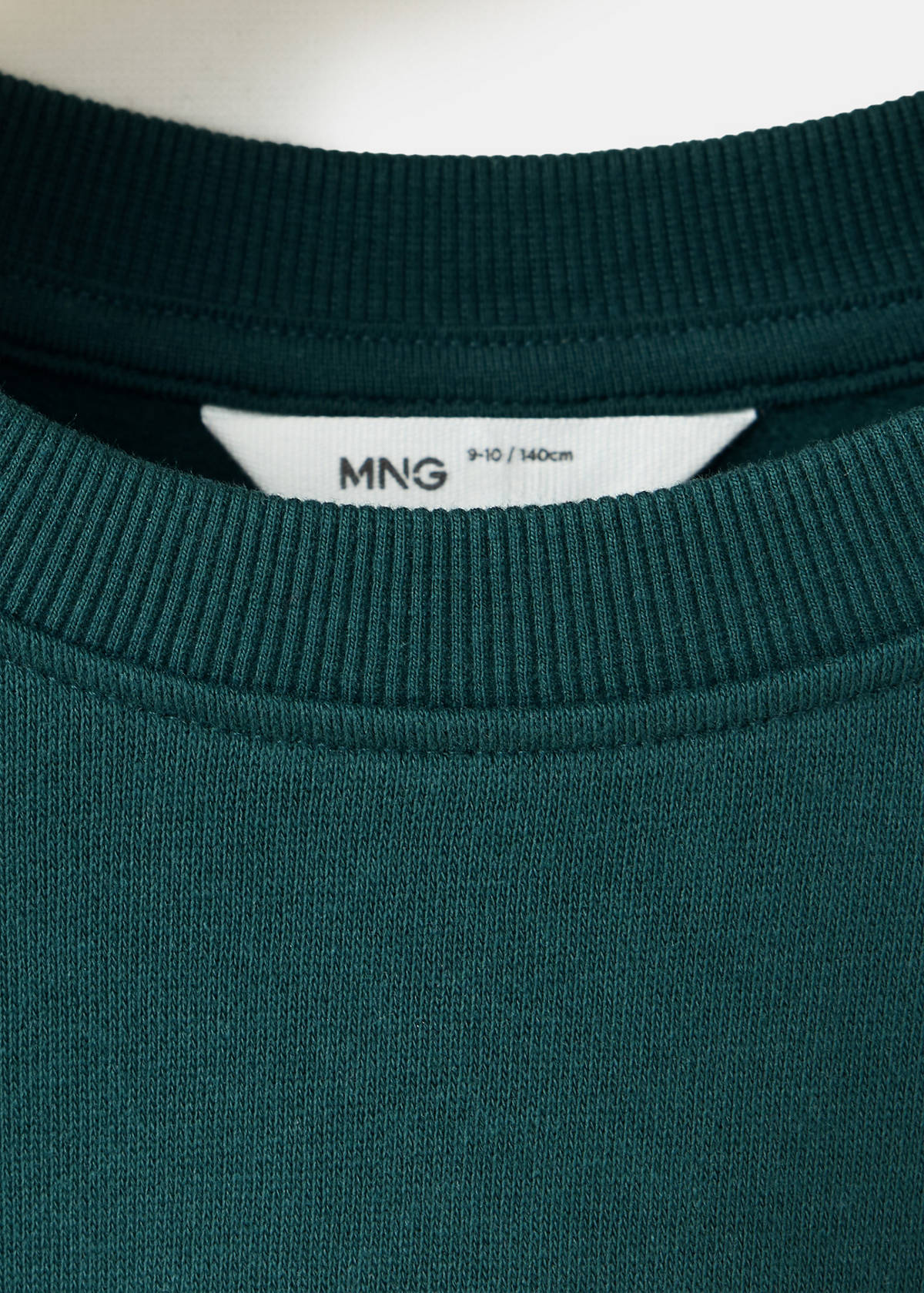 Printed sweatshirt 100% cotton — Dark Green