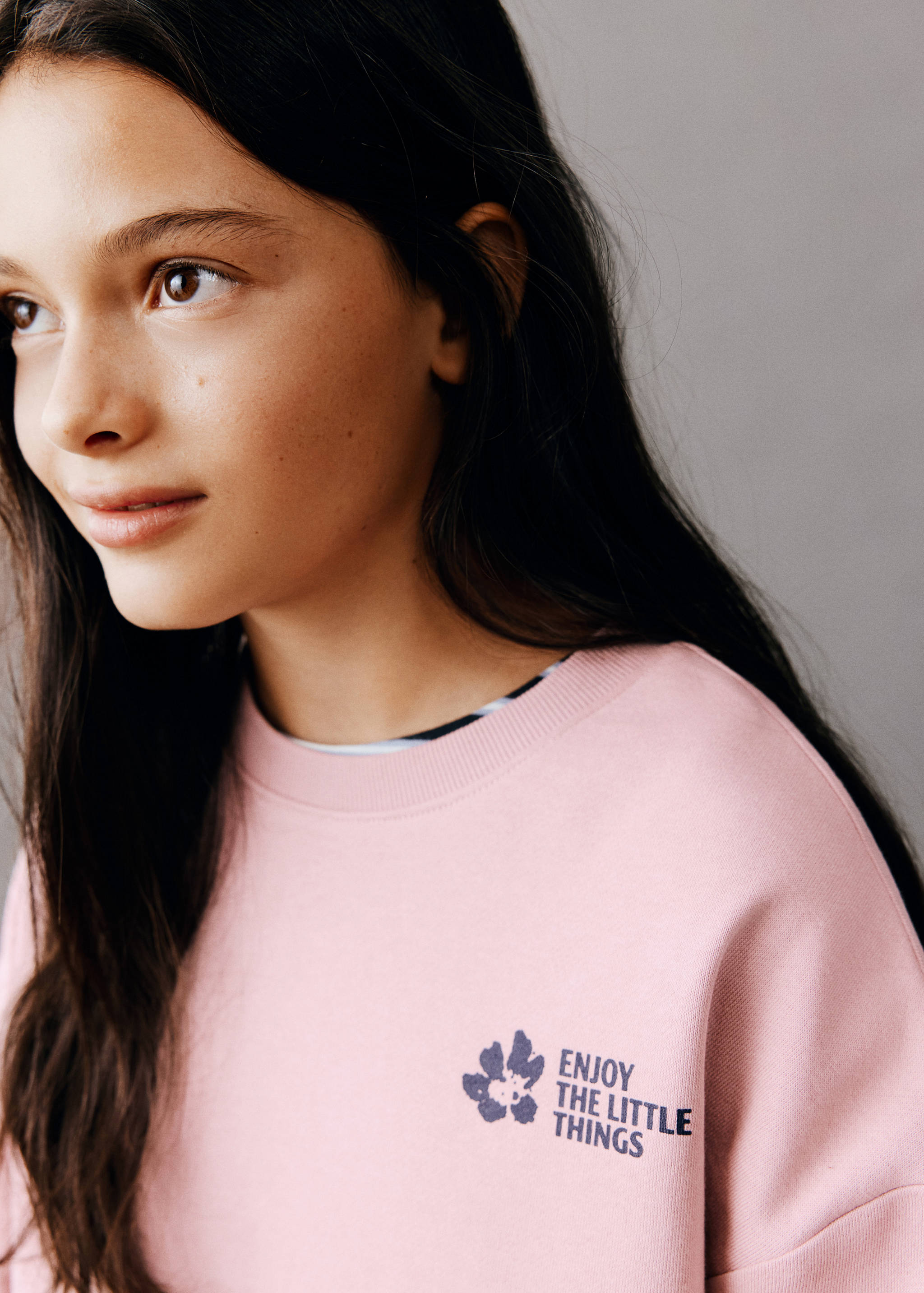 Printed sweatshirt 100% cotton - Details of the article 1