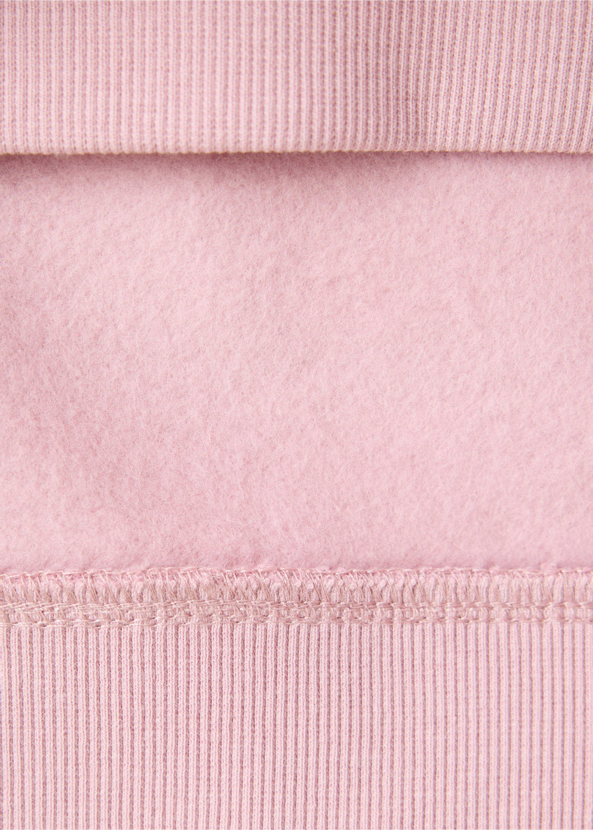 Printed sweatshirt 100% cotton - Details of the article 0, Pink. Ref: 37066003-00.