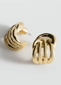 Relief earrings — Gold 2
