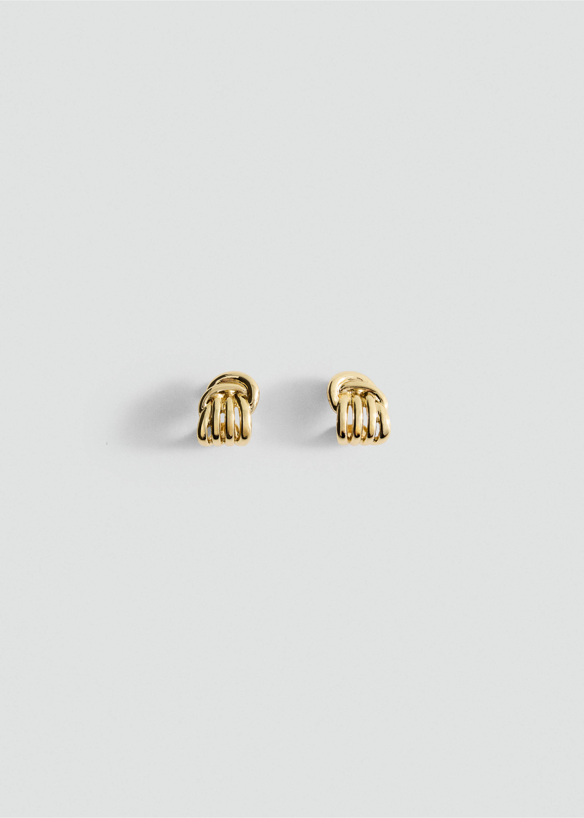 Relief earrings - Article without model, Gold. Ref: 37066004-00.