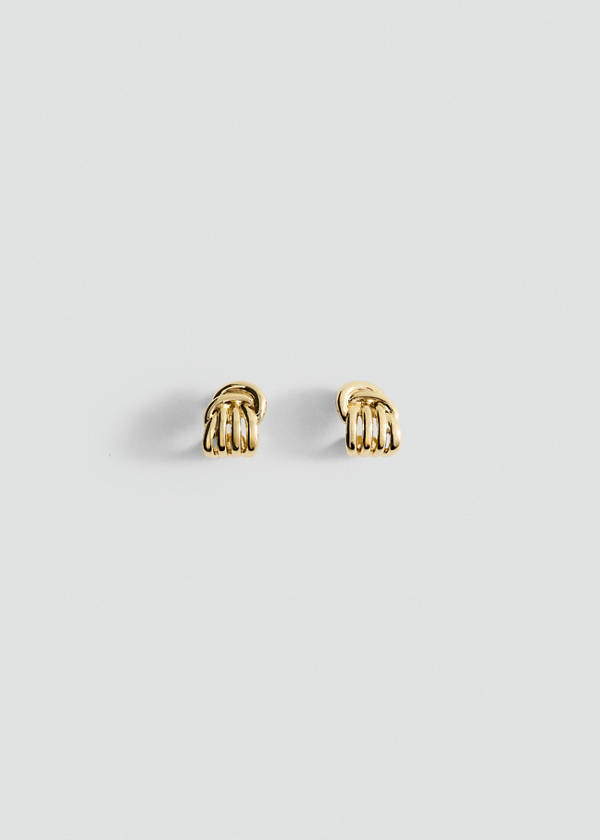 Relief earrings — Gold