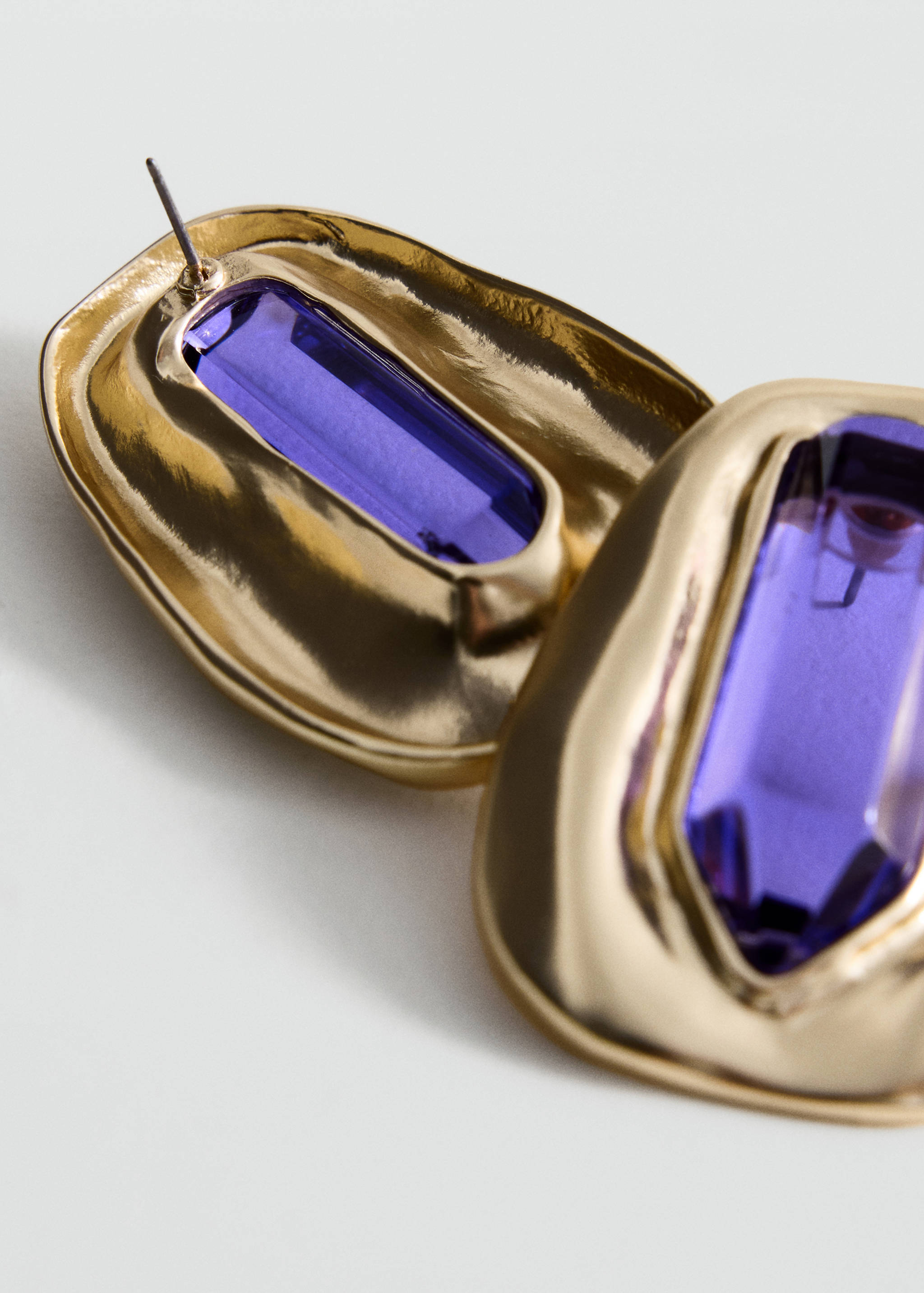 Volume relief earrings - Medium plane