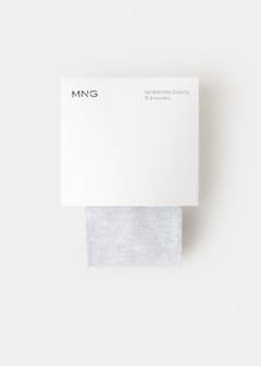 Knitted tights — Light Heather Grey 1