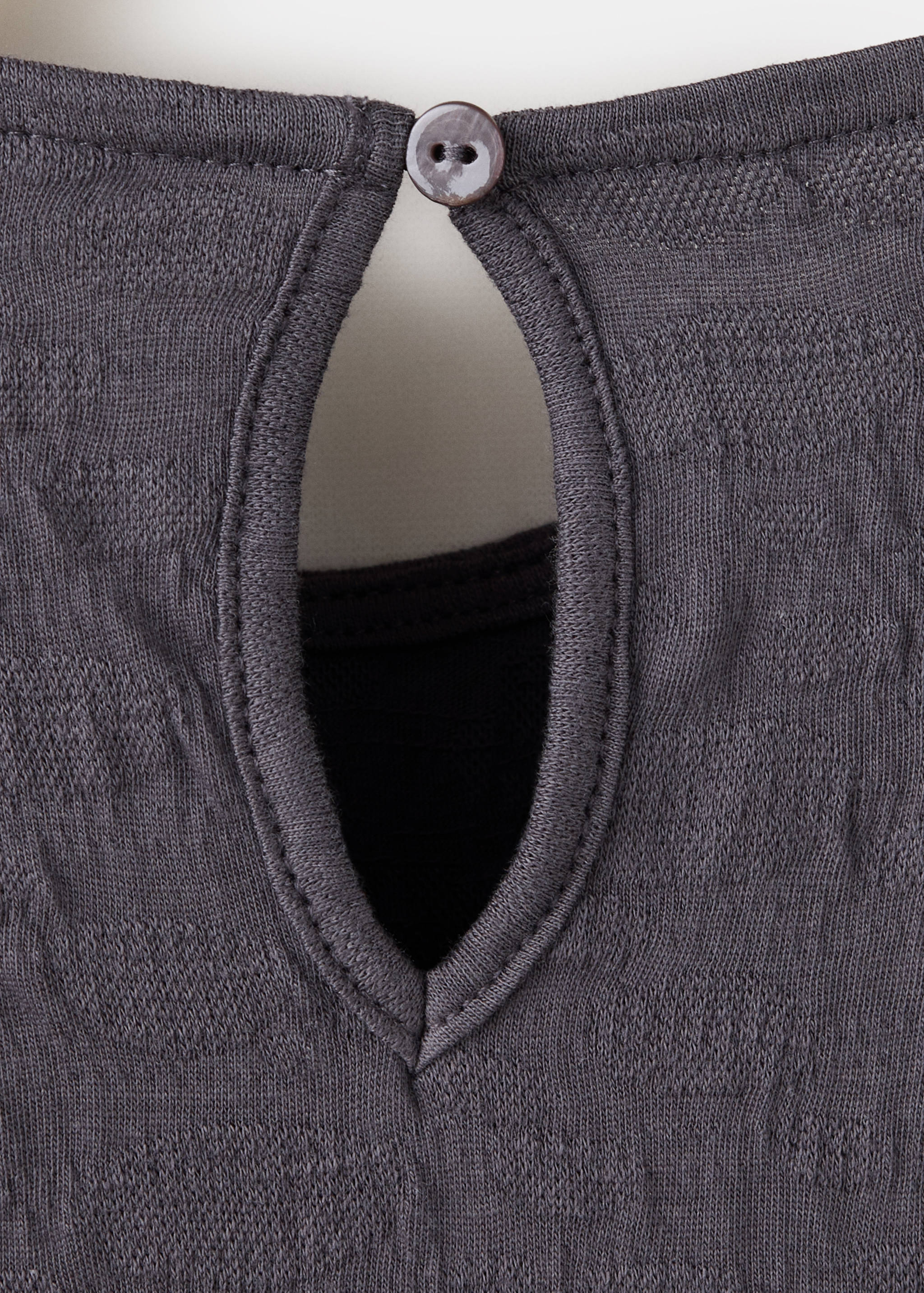 Textured ruched side dress - Details of the article 8