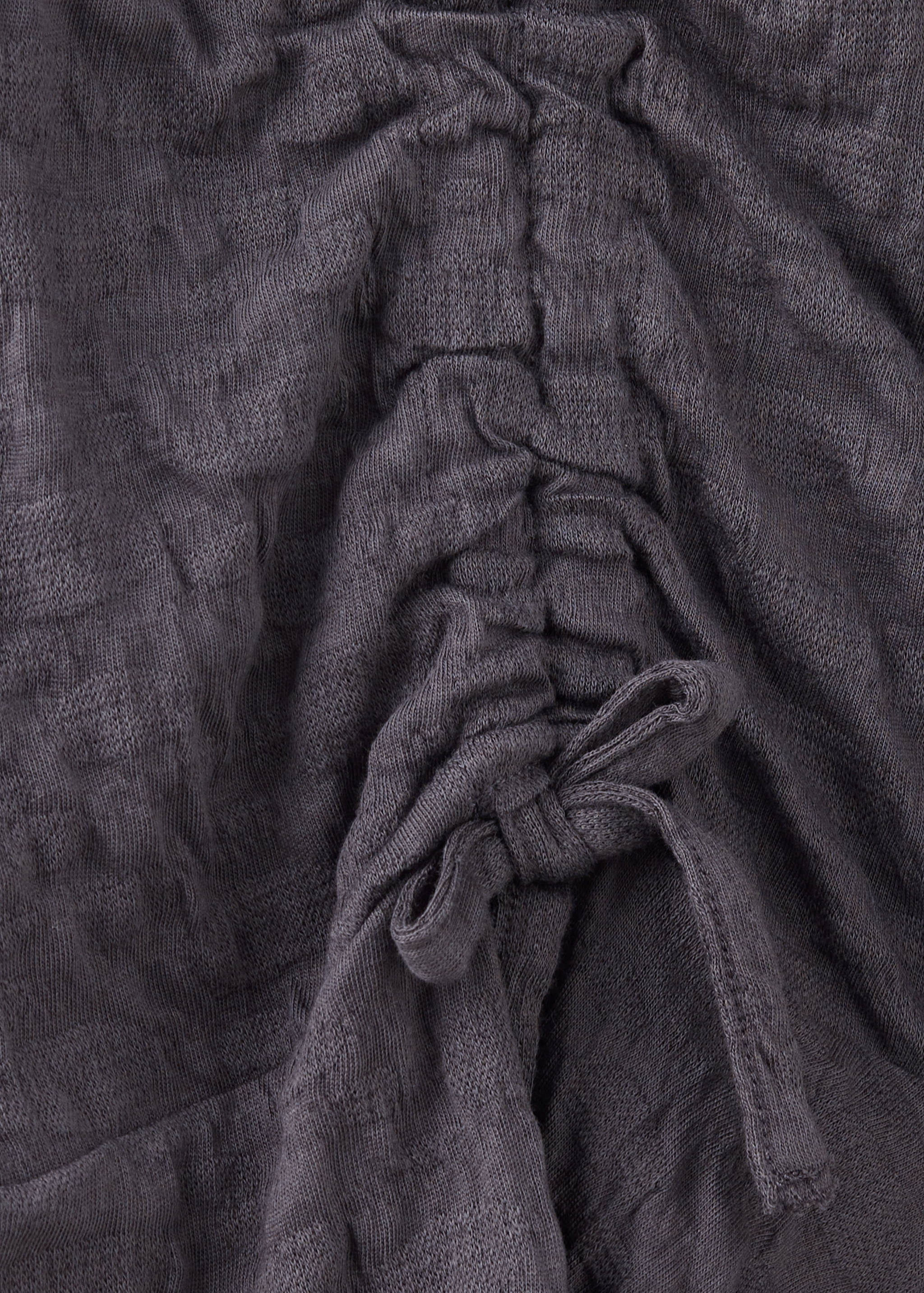 Textured ruched side dress - Details of the article 0