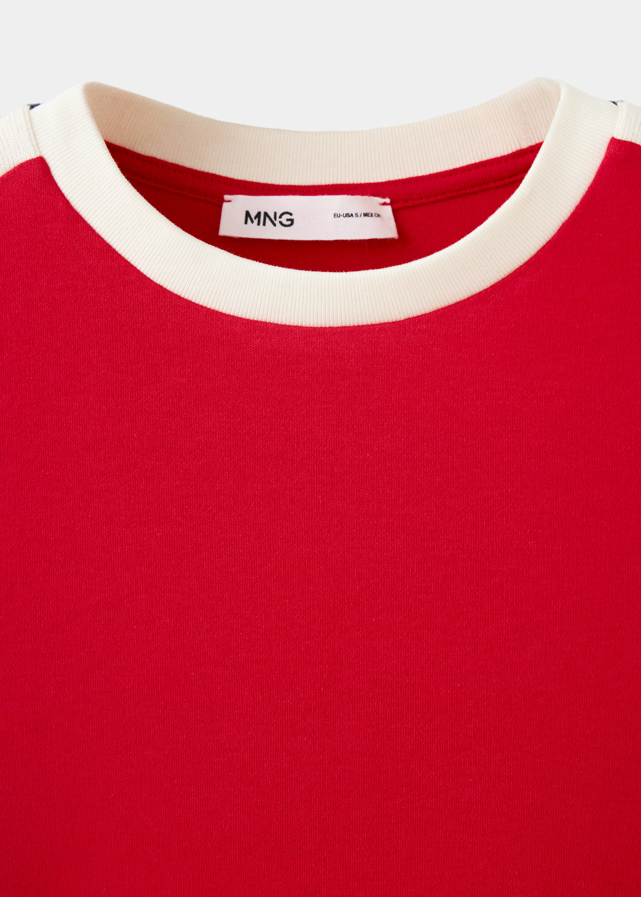 T-shirt détails contrastants - Détail de l'article 8