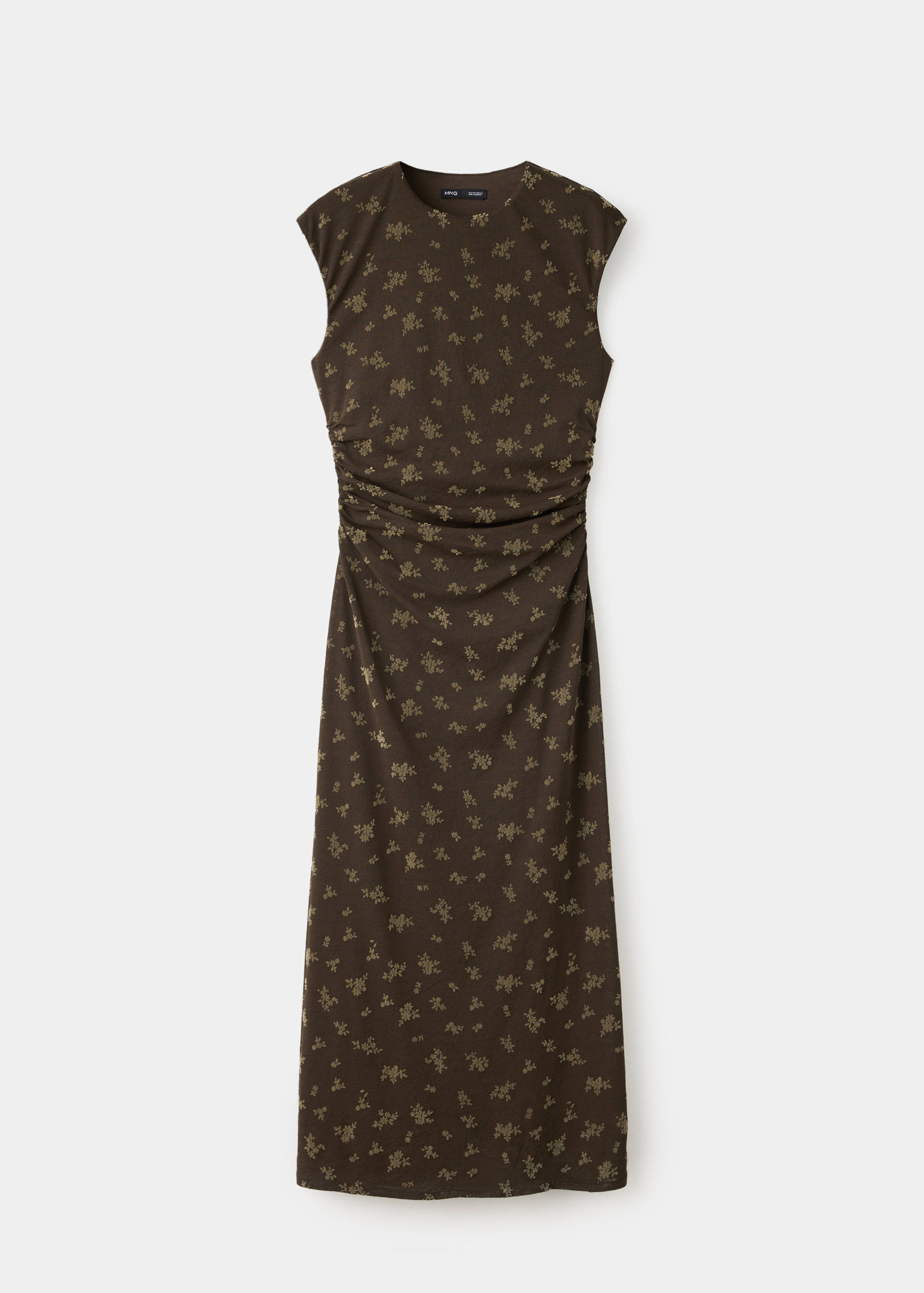 Ruched devoré dress - Article without model