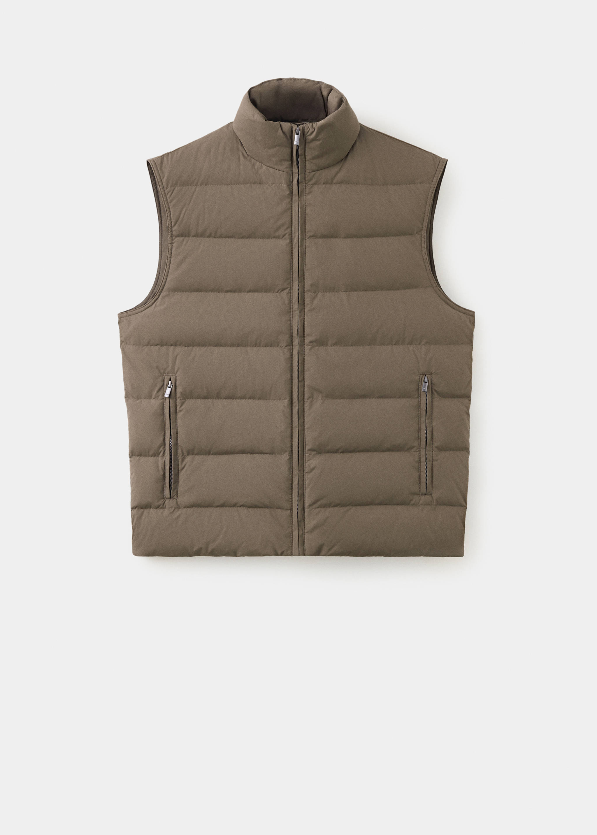 Water-repellent down quilted vest - Article without model