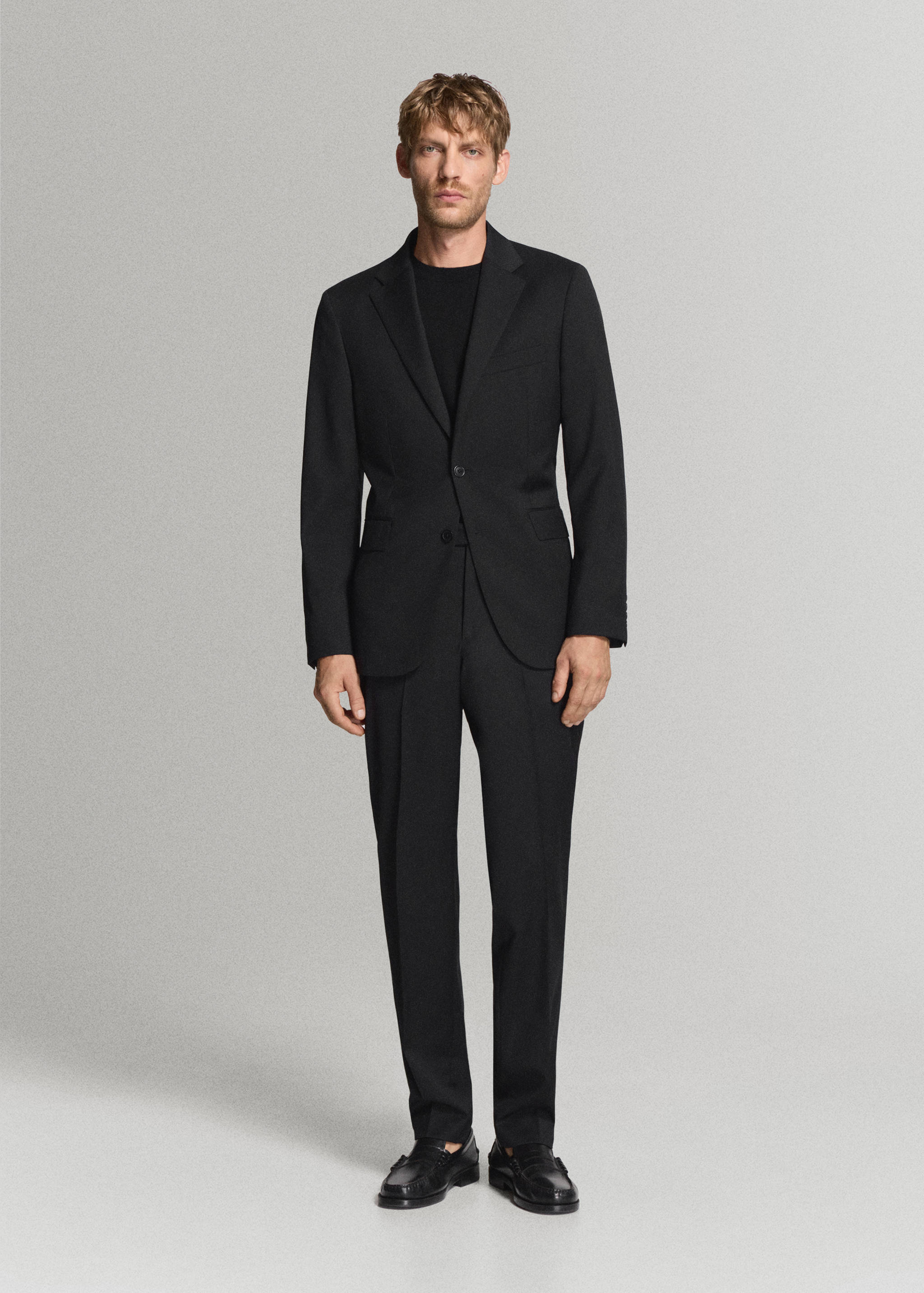 Pantalon costume Turín 100 % laine - Plan général