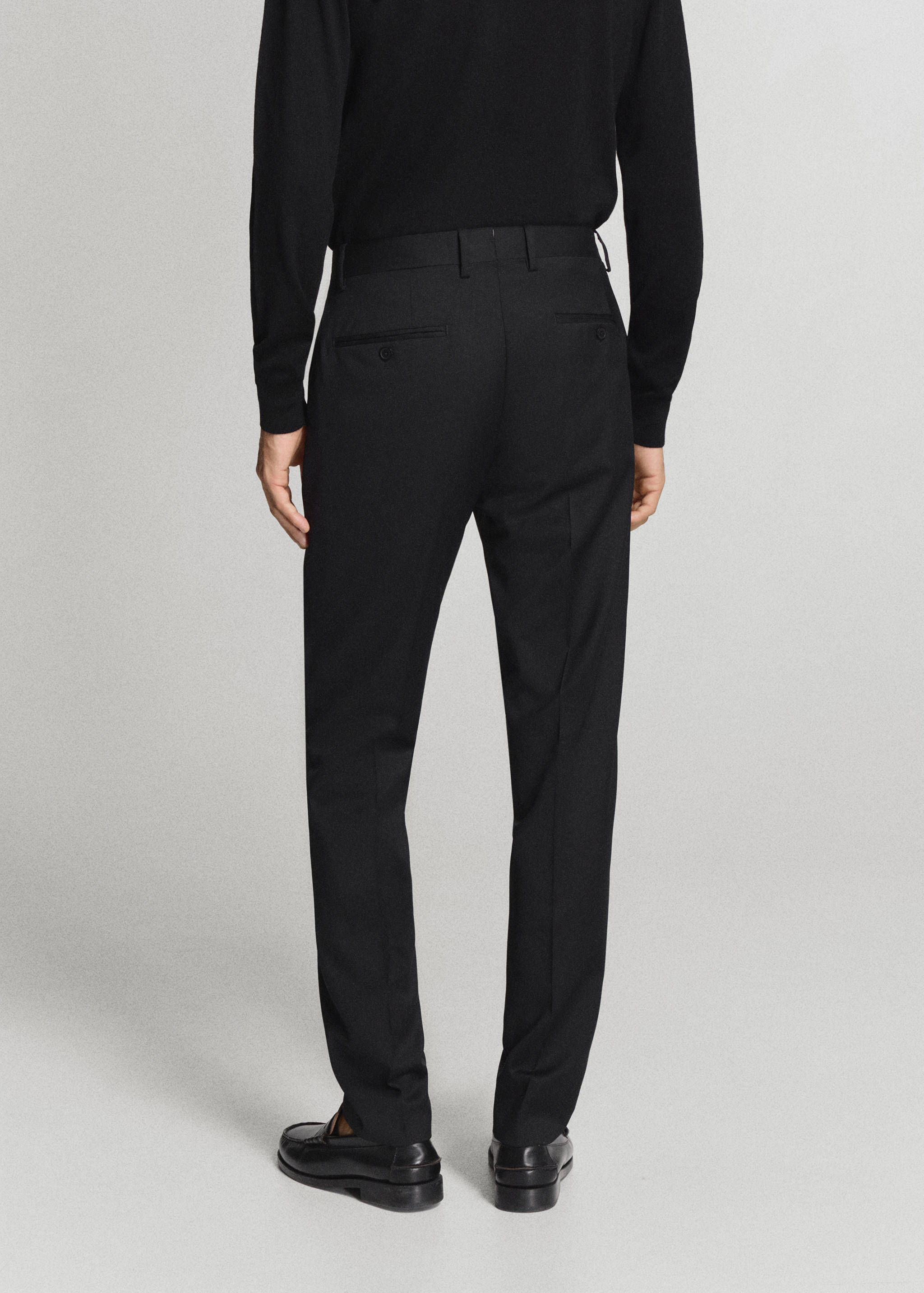 Pantalon costume Turín 100 % laine - Verso de l’article
