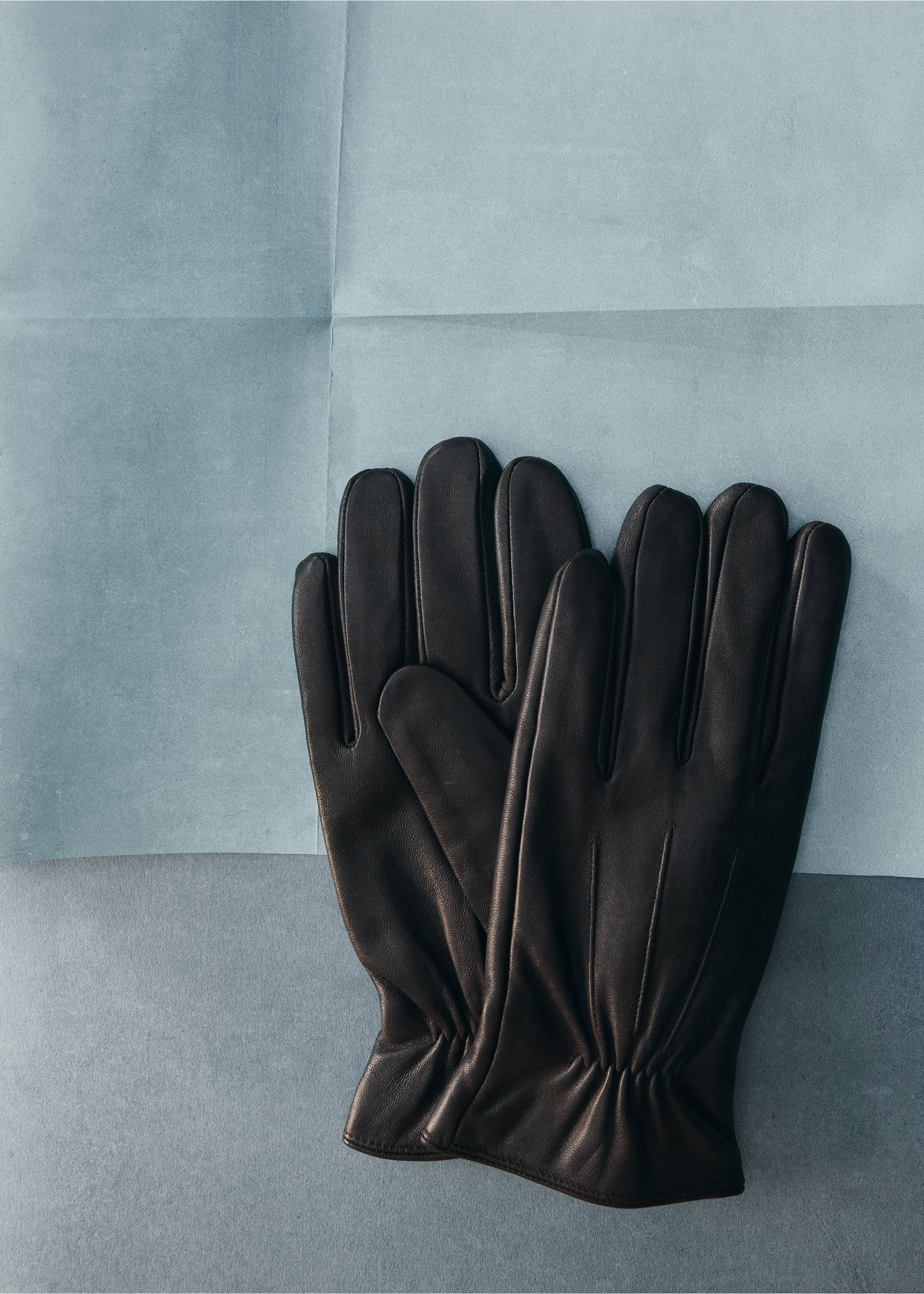 Leather gloves - Details of the article 5, Brown. Ref: 37066327-00.