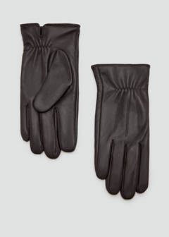 Leather gloves — Brown 1