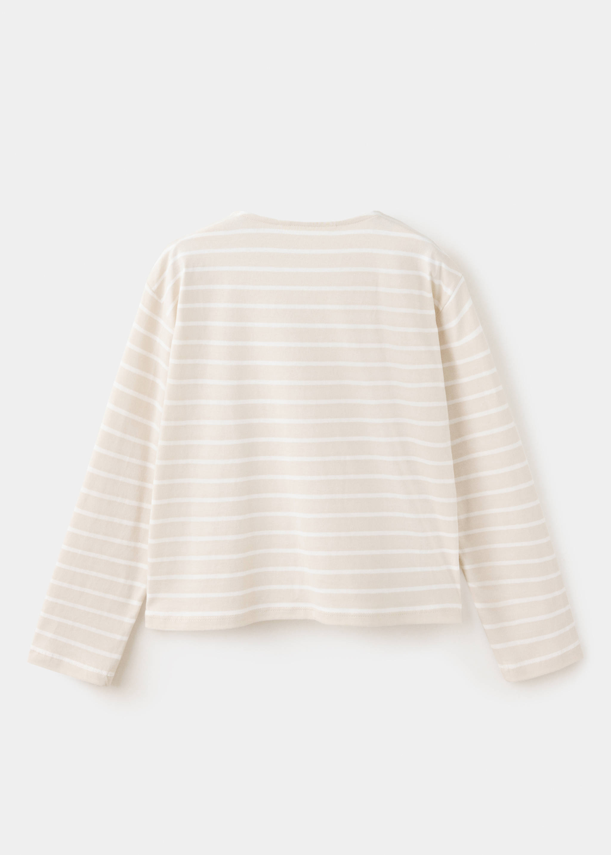 Cut-out striped T-shirt - Zadní strana zboží
