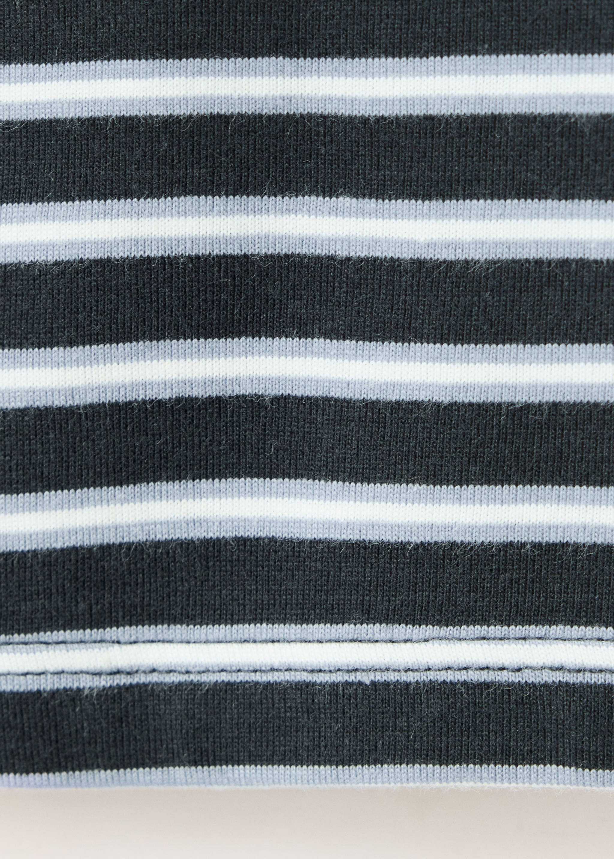 Cut-out striped T-shirt - Detail zboží 0