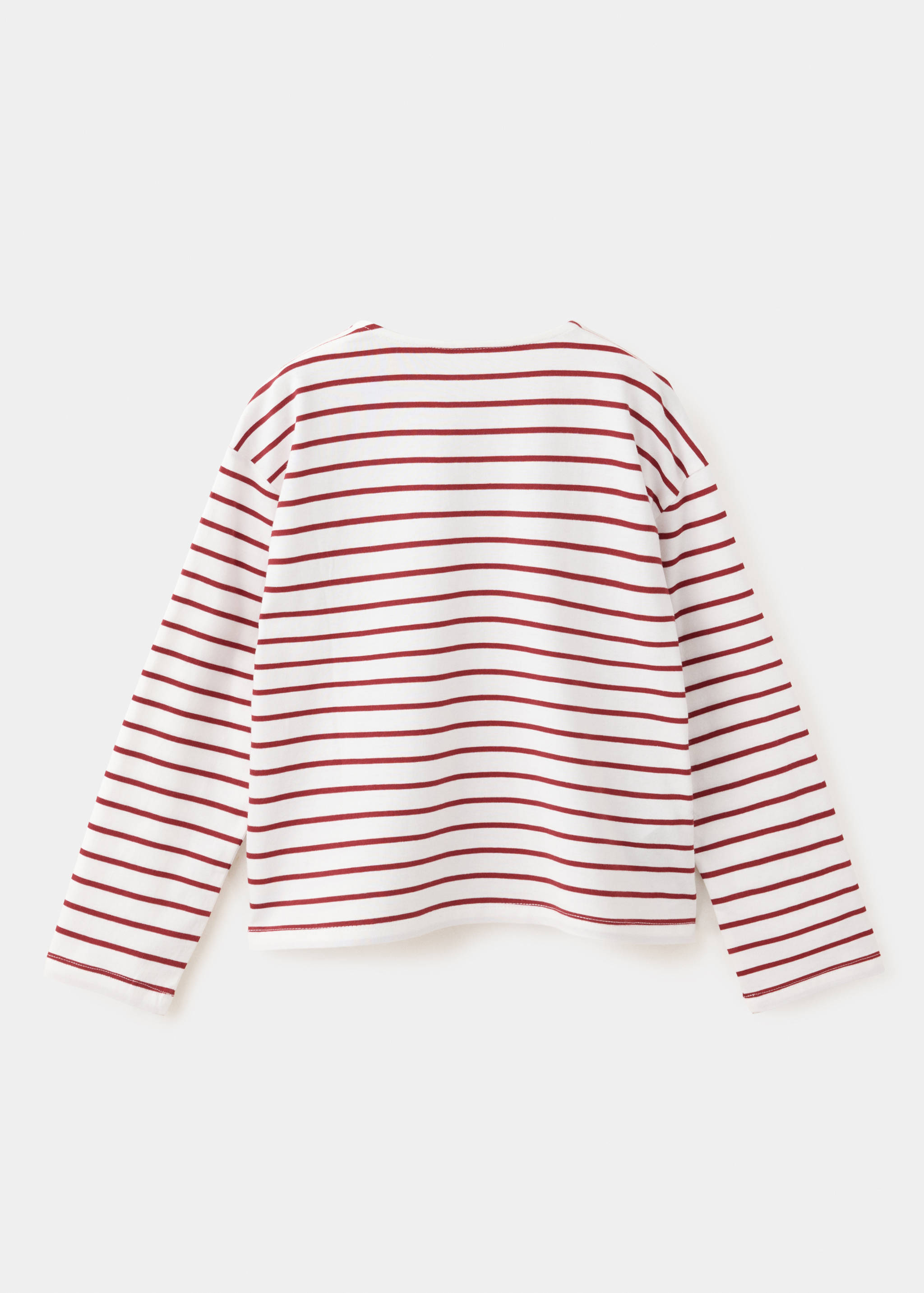 Cut-out striped T-shirt - Zadní strana zboží