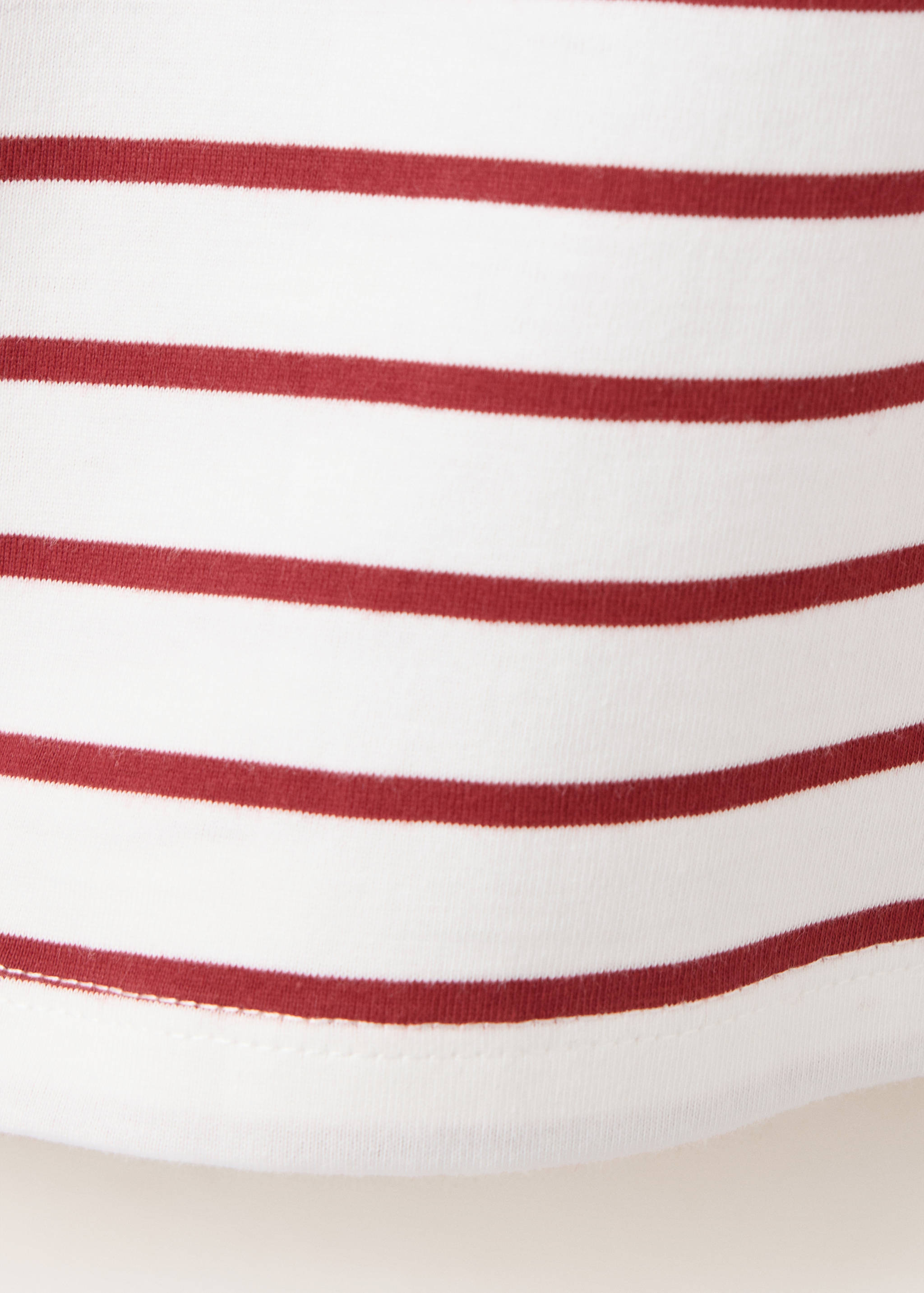 Cut-out striped T-shirt - Detail zboží 0