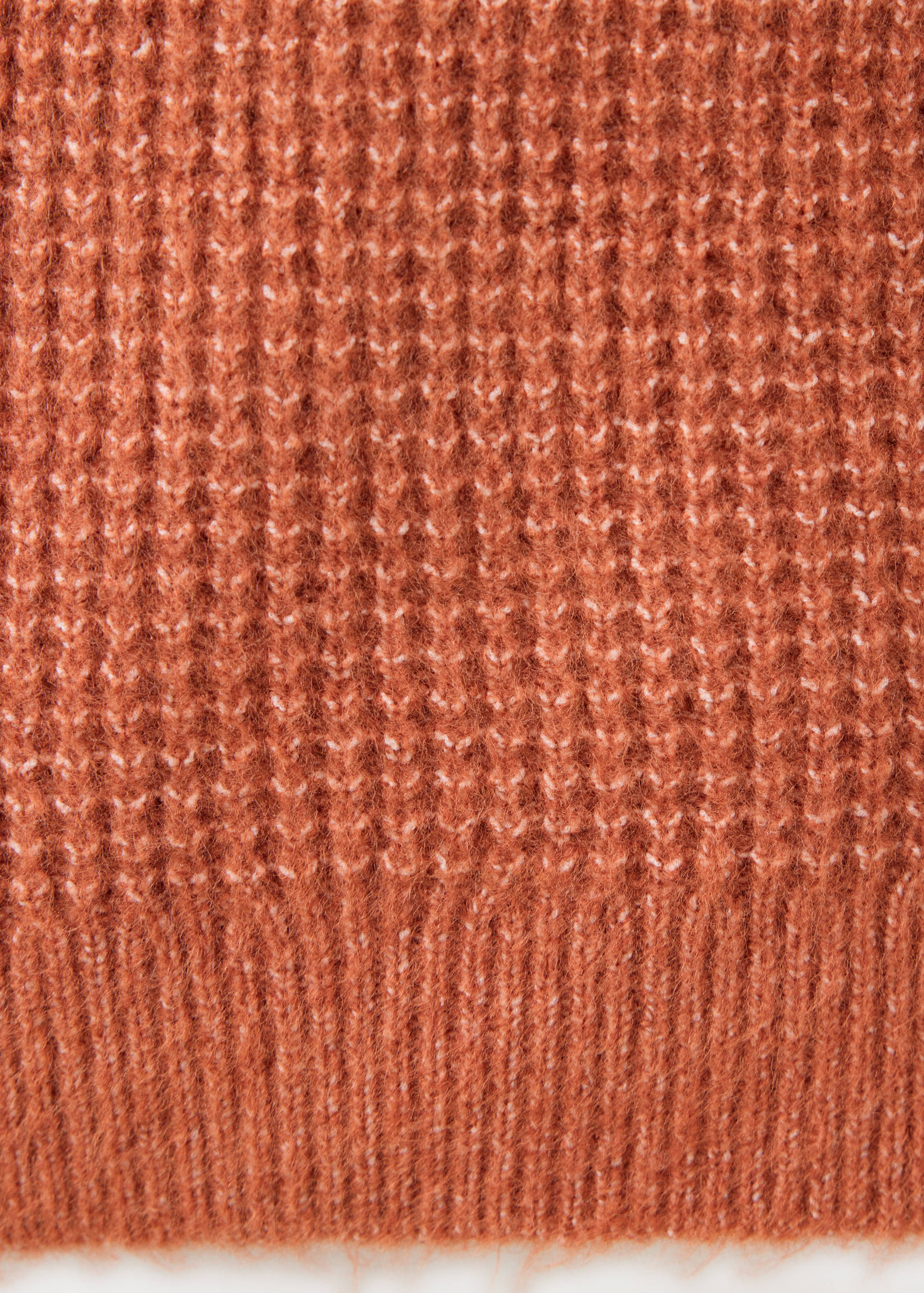 Oversized waffle-knit jumper - Details of the article 0