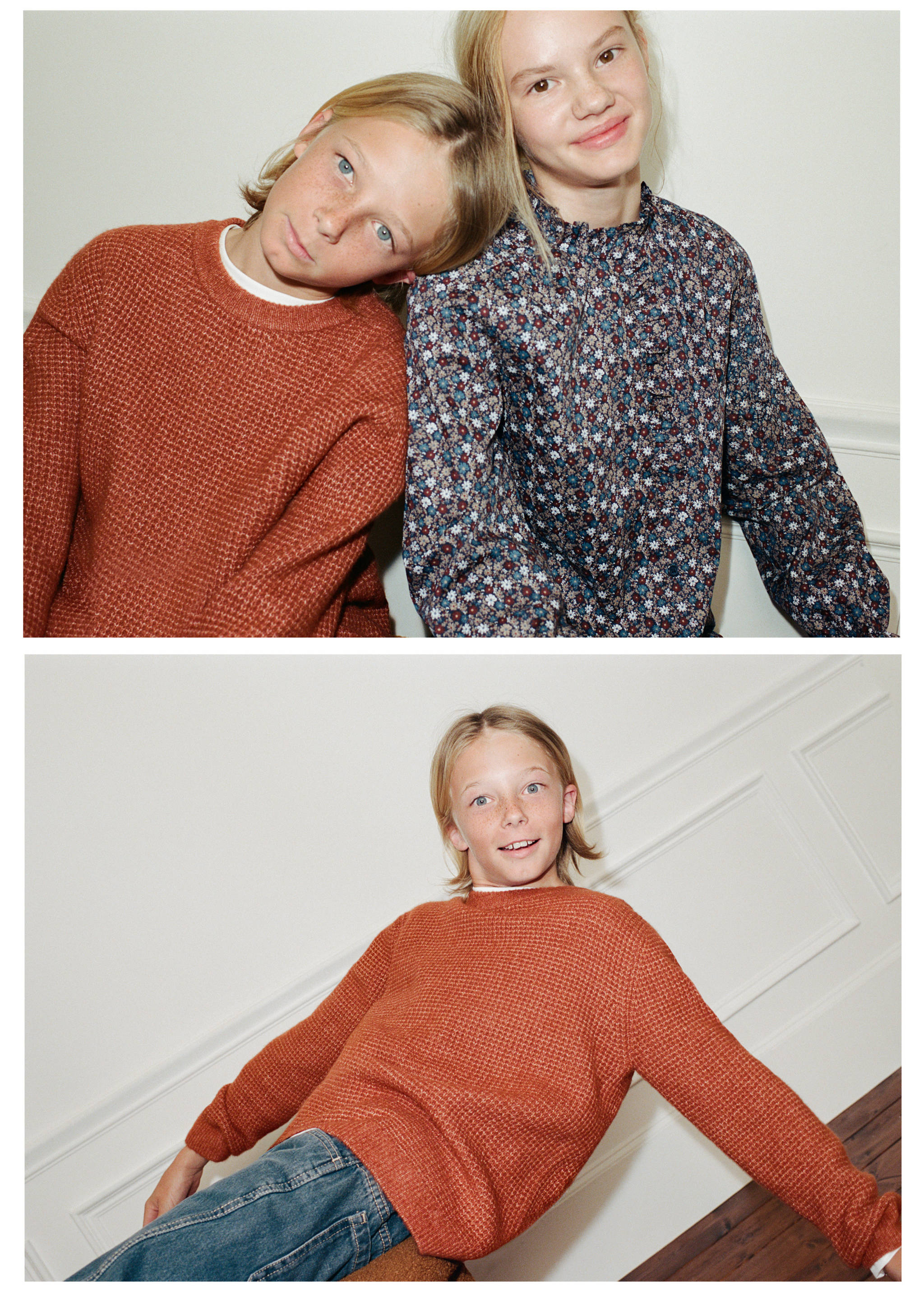 Oversized waffle-knit jumper - Details of the article 5