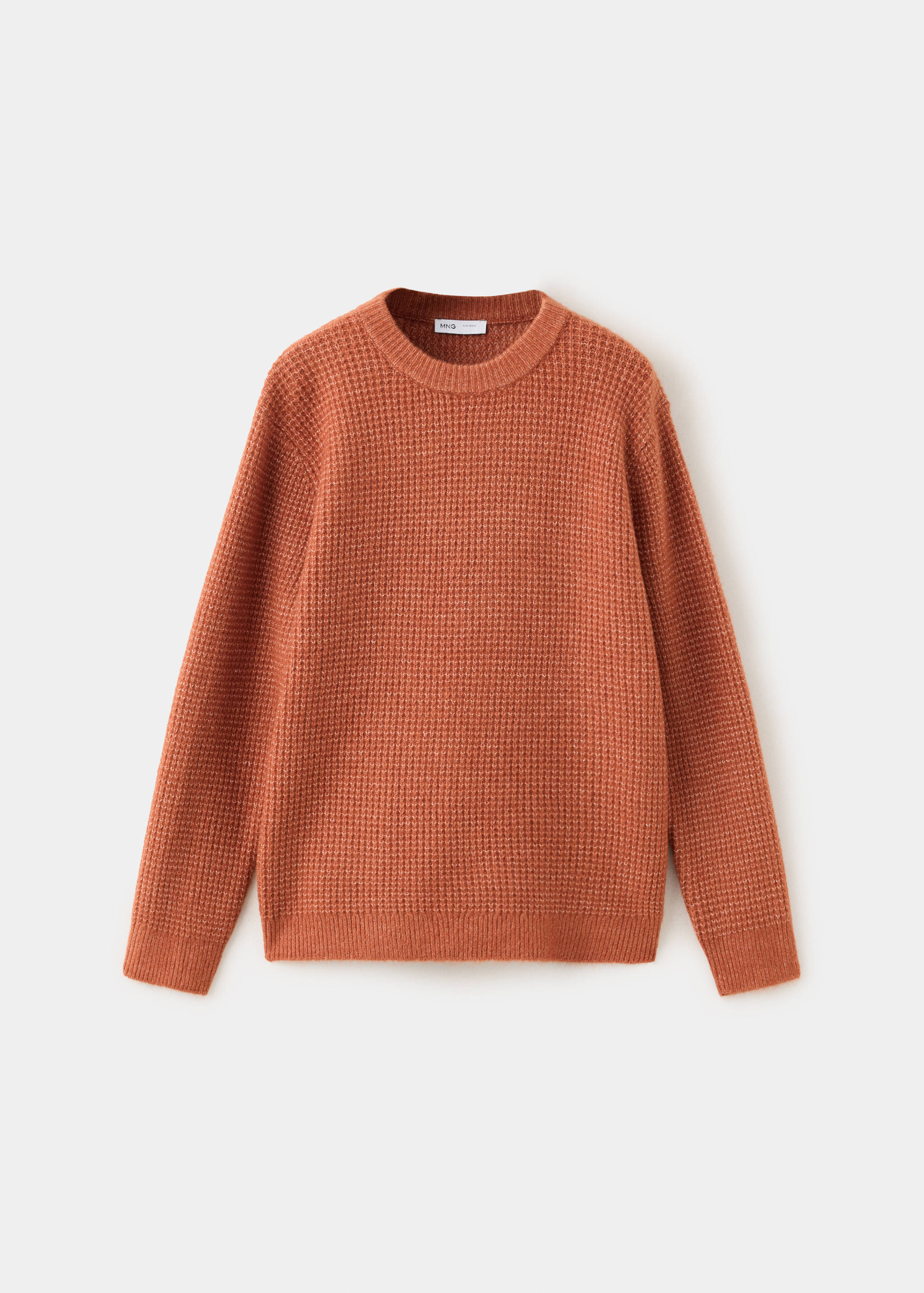 Oversized waffle-knit jumper - Article without model