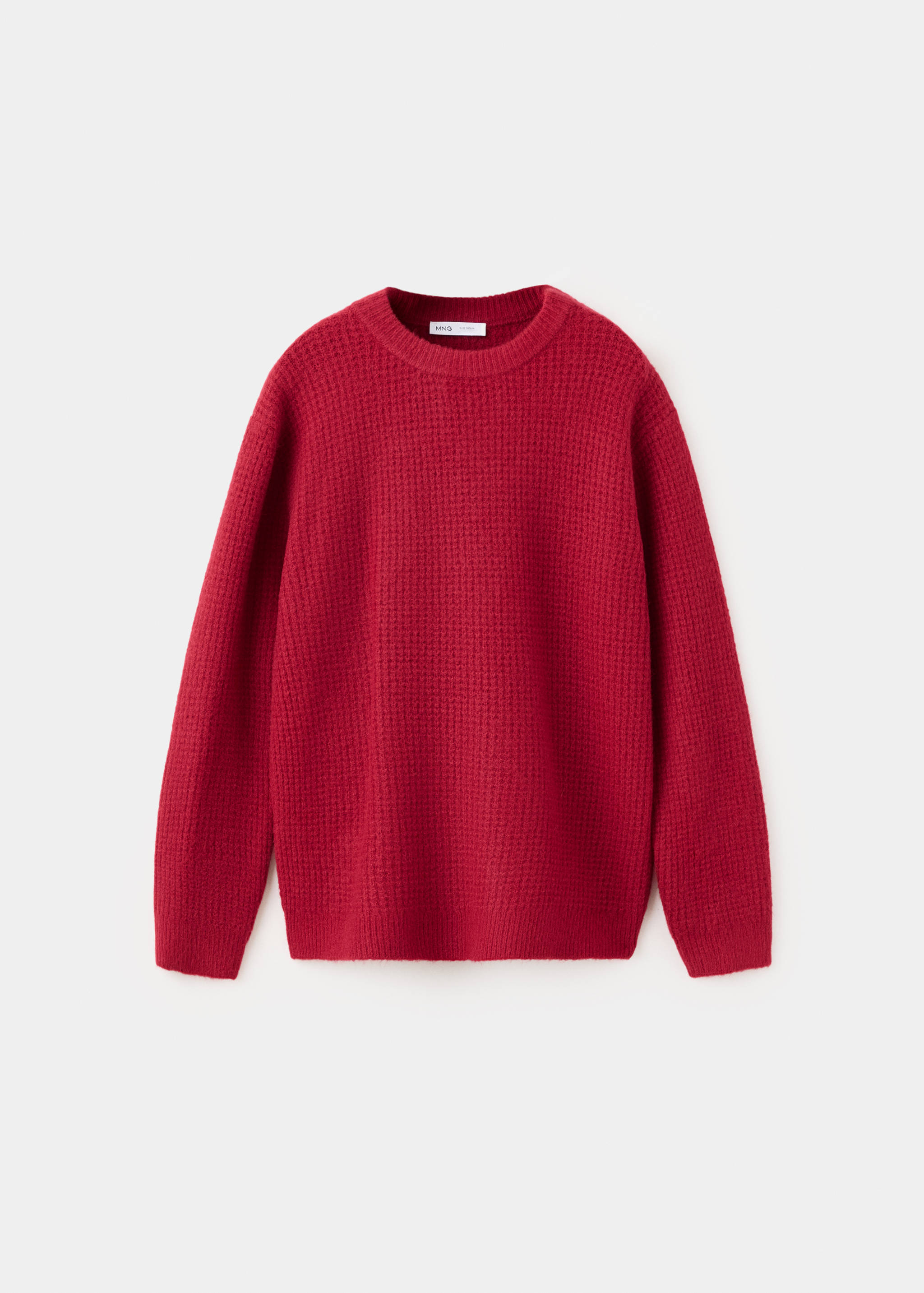 Oversized waffle-knit jumper - Article without model