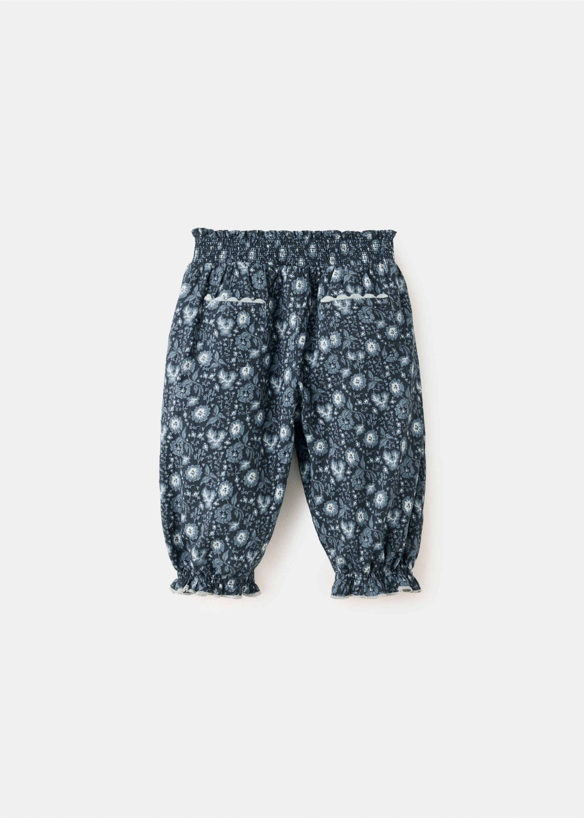 Pantalon cubicp - Verso de l’article, Bleu pétrole. Ref: 37066340-00.