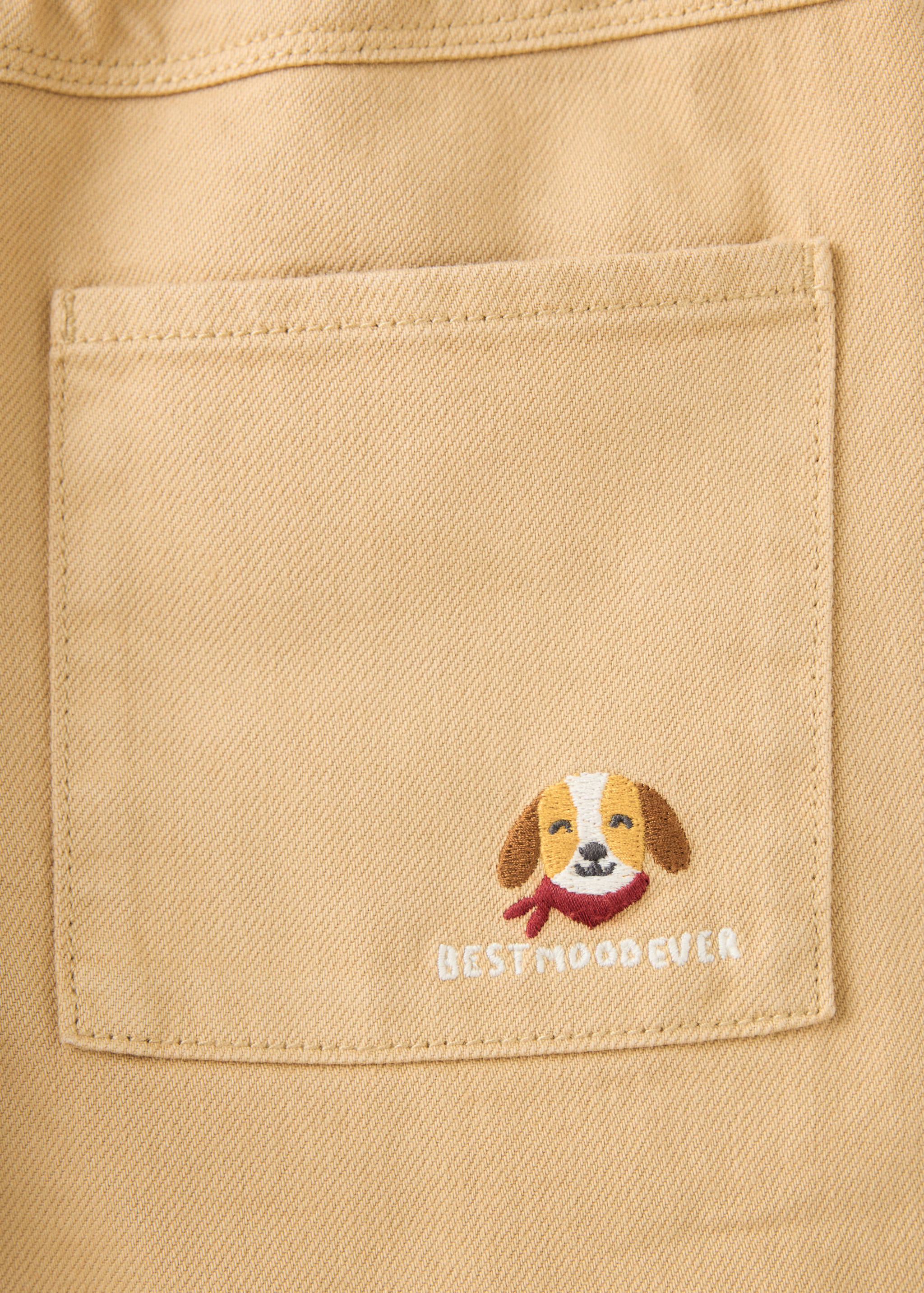 Straight-fit trousers with elastic waist - Details of the article 0