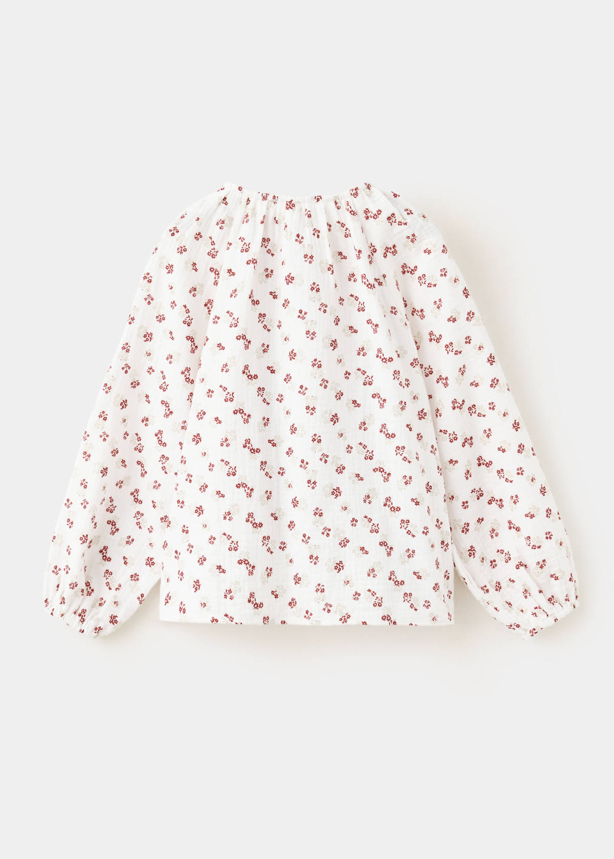 Floral print blouse — Off White