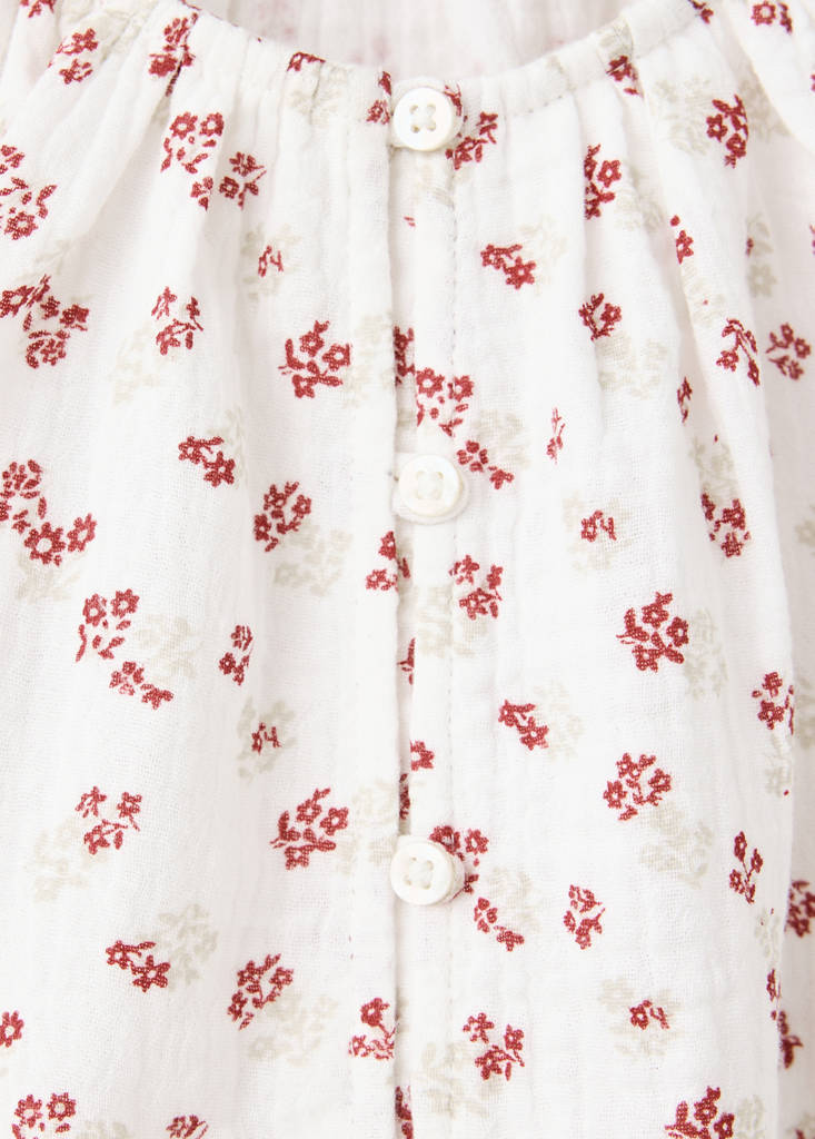 Floral print blouse — Off White