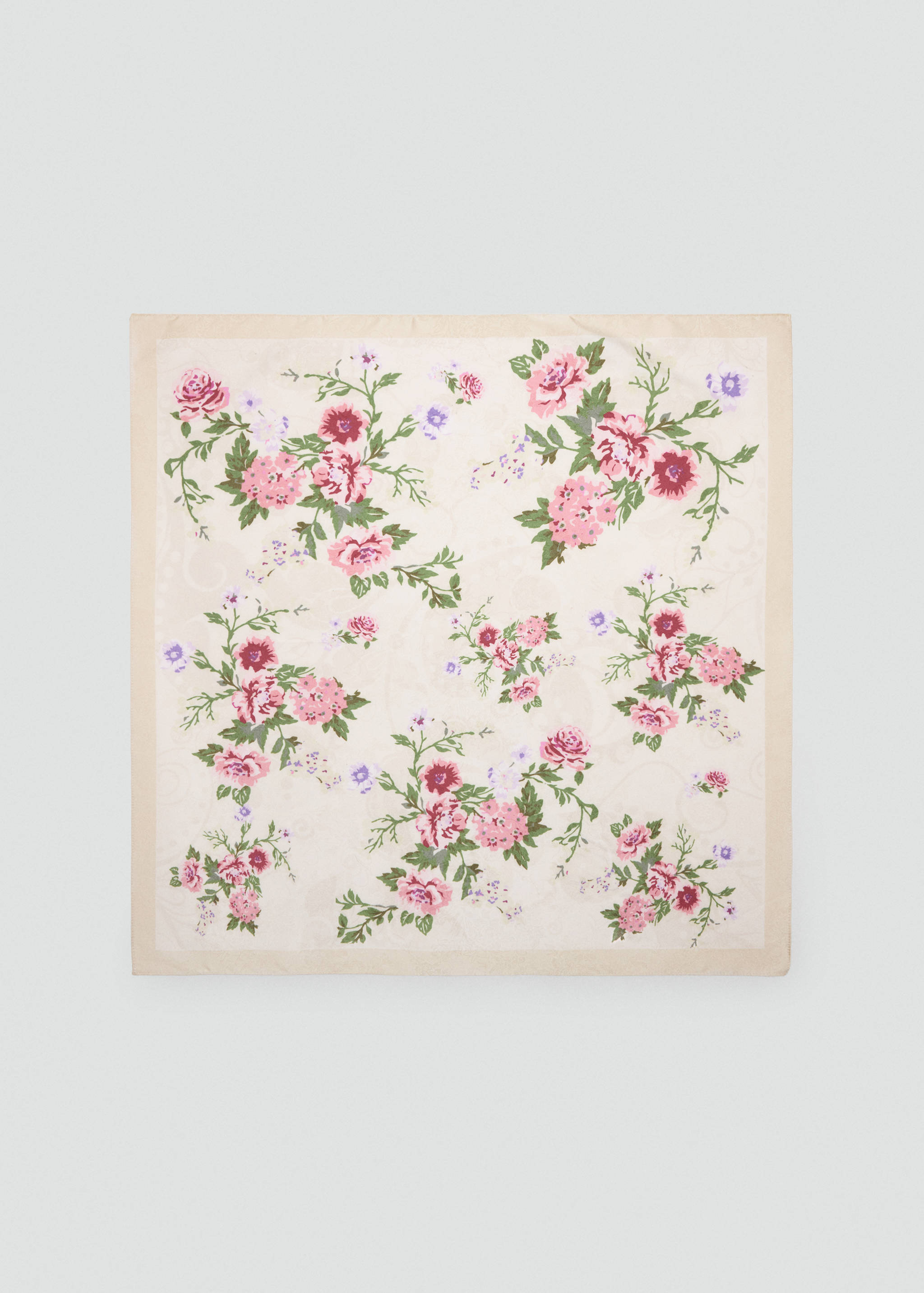 Mocador setinat estampat floral - Article sense model