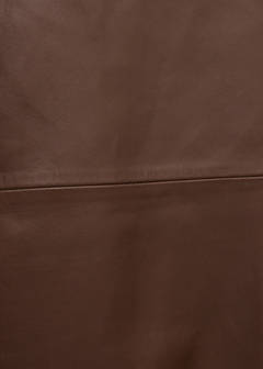Flared leather trousers — Brown 6