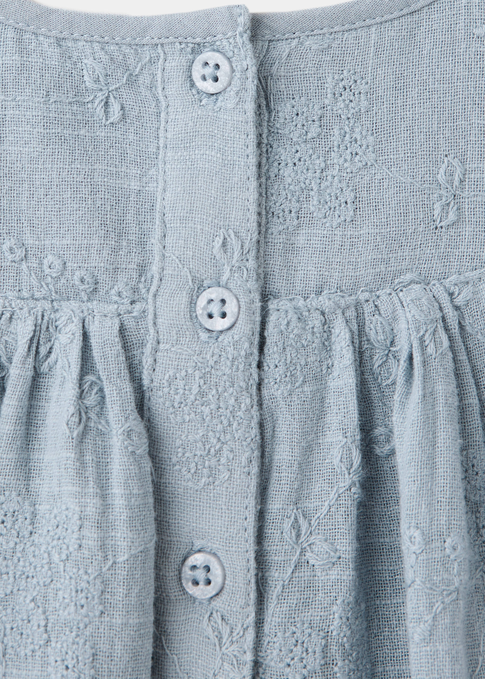 Floral embroidered dress and bloomers - Details of the article 8