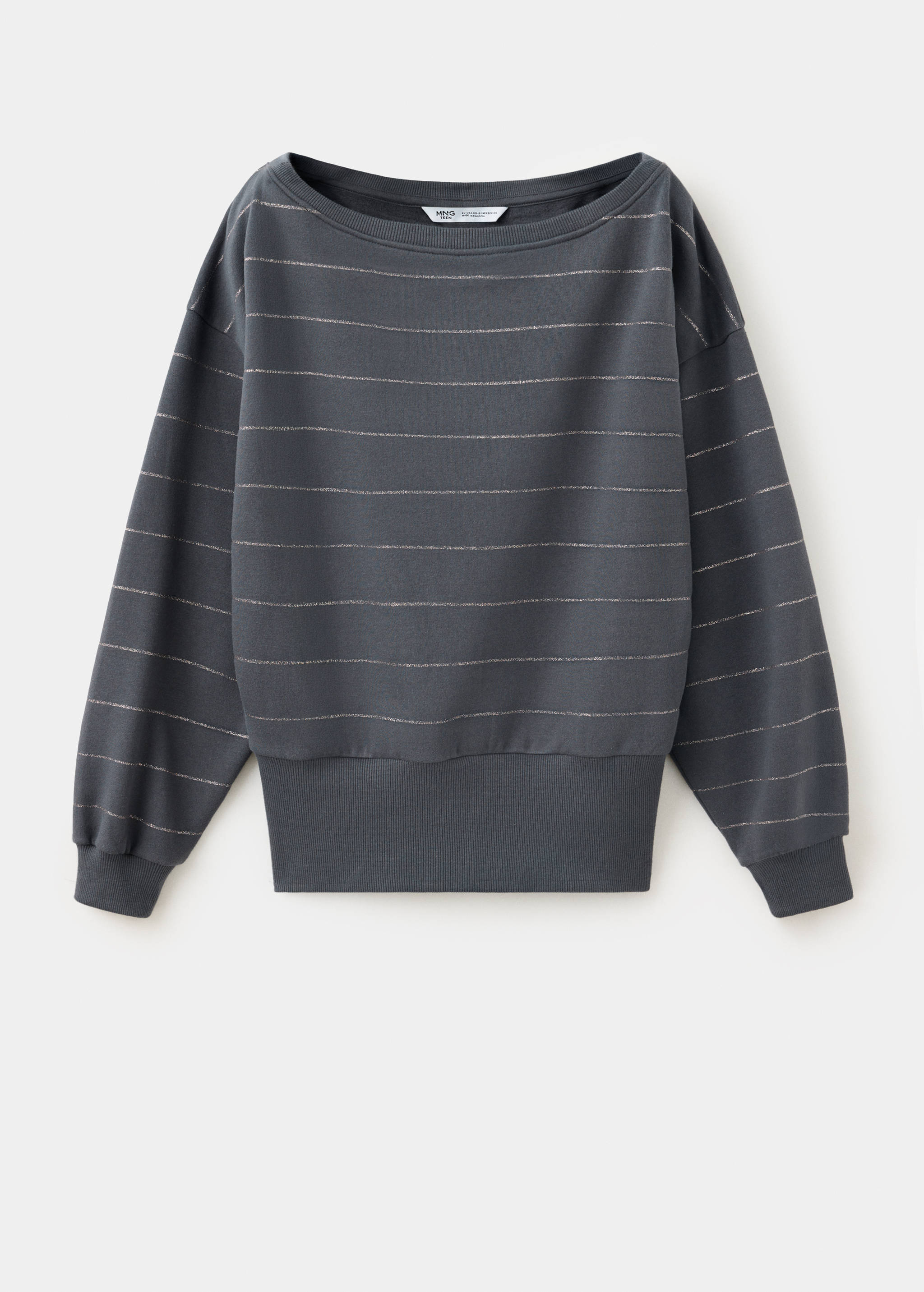 Lurex boat-neck jumper - Article without model