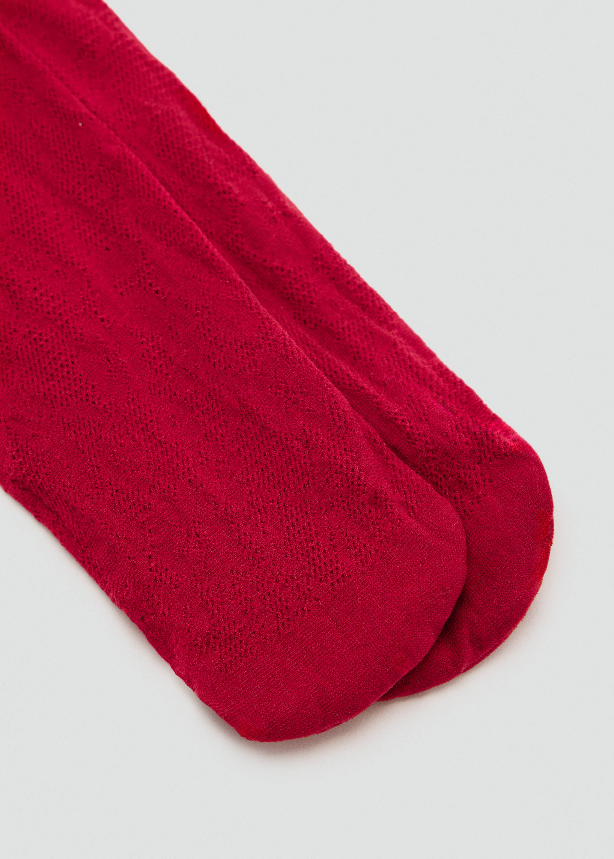 Floral lace stockings - Medium plane