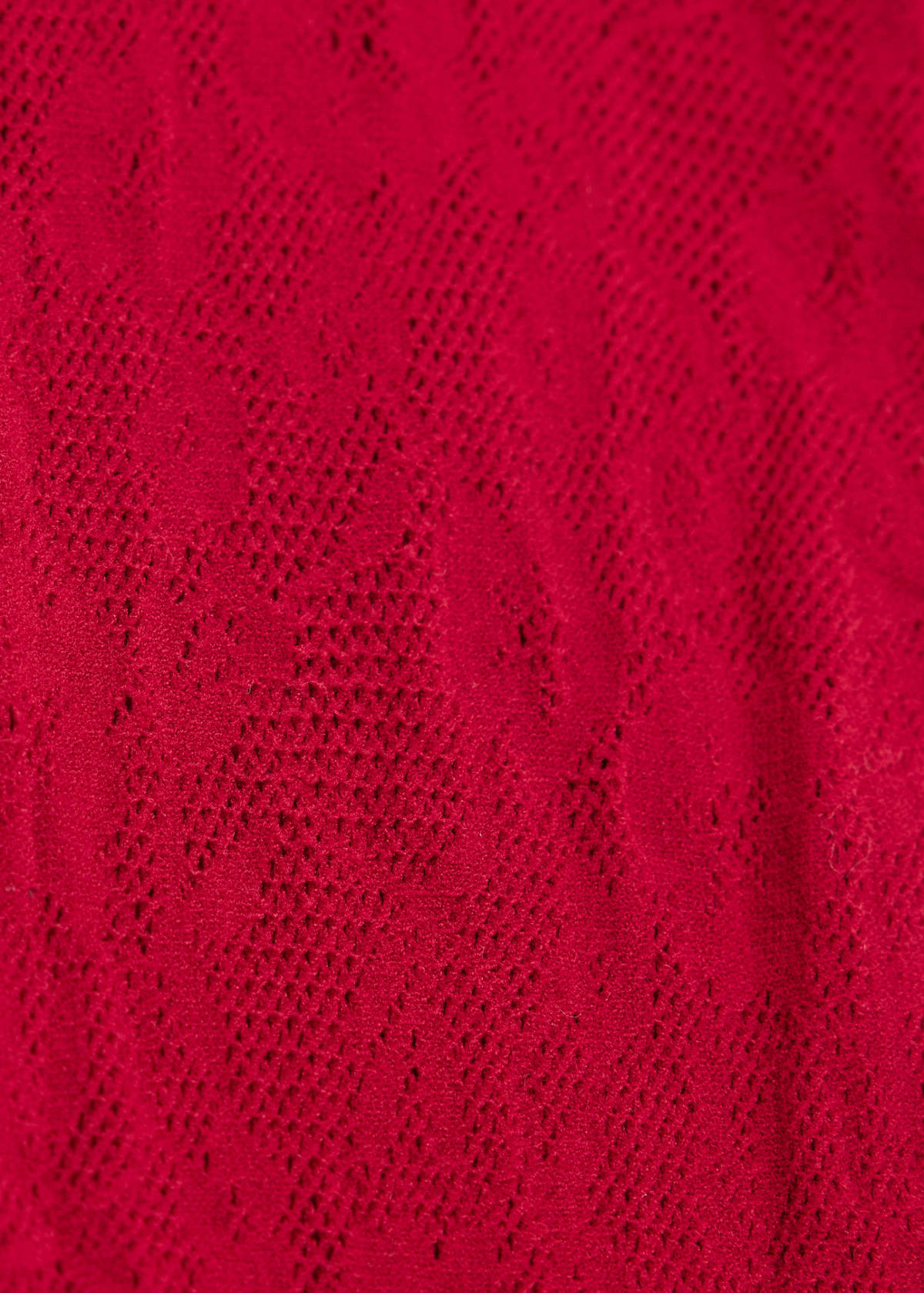 Floral lace stockings — Red