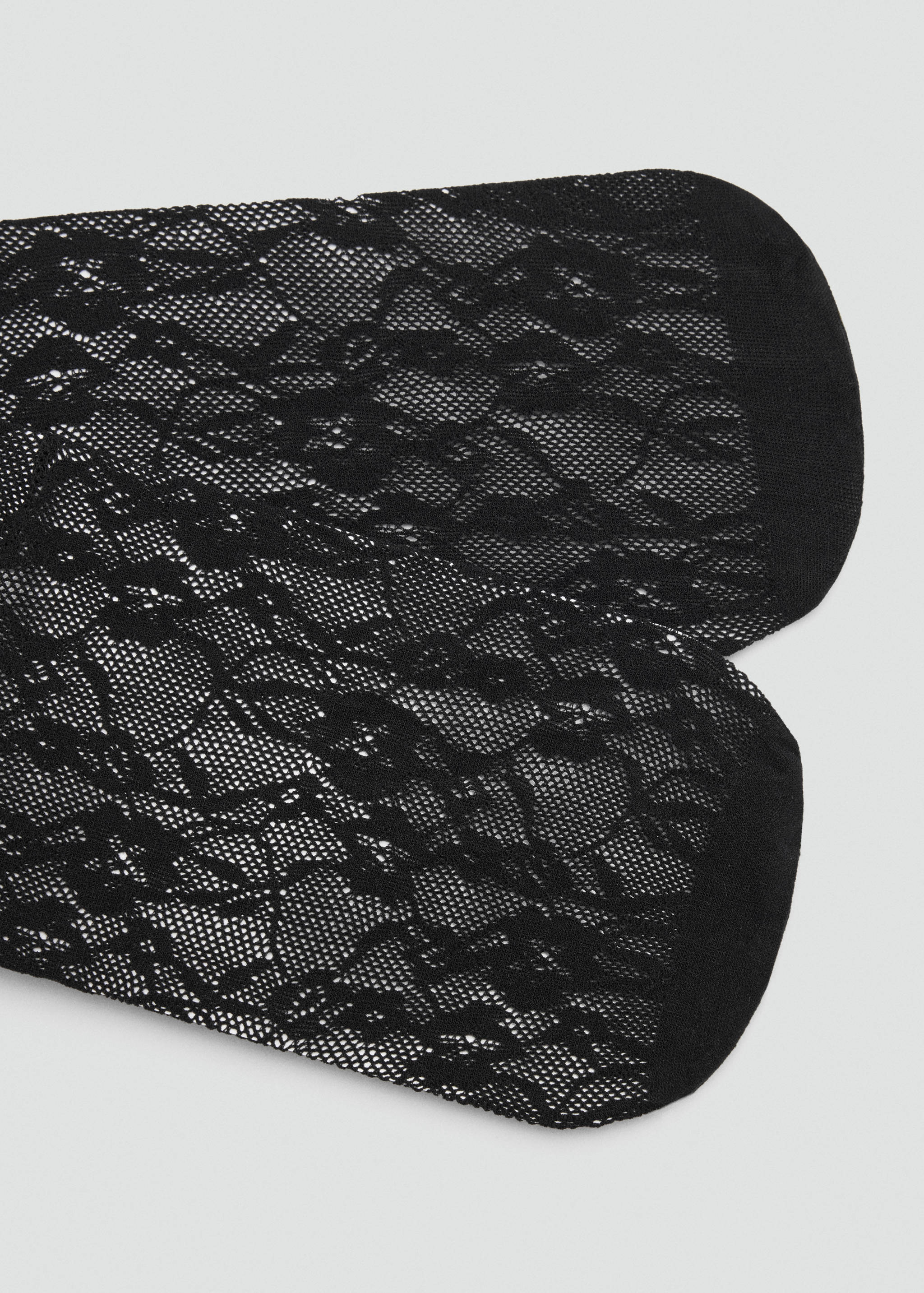 Floral lace stockings - Details of the article 1