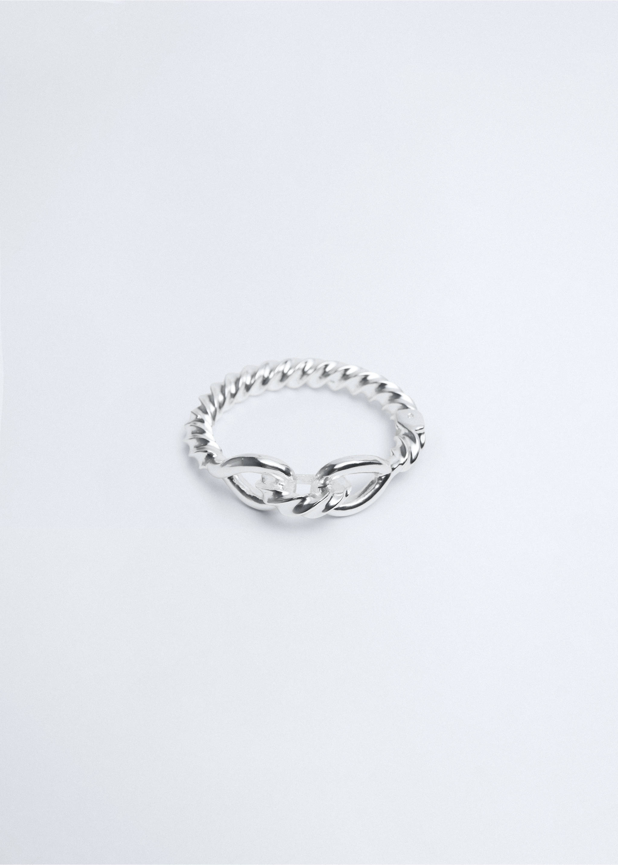 Rigid knot bangle - Article without model, Silver. Ref: 37066361-00.