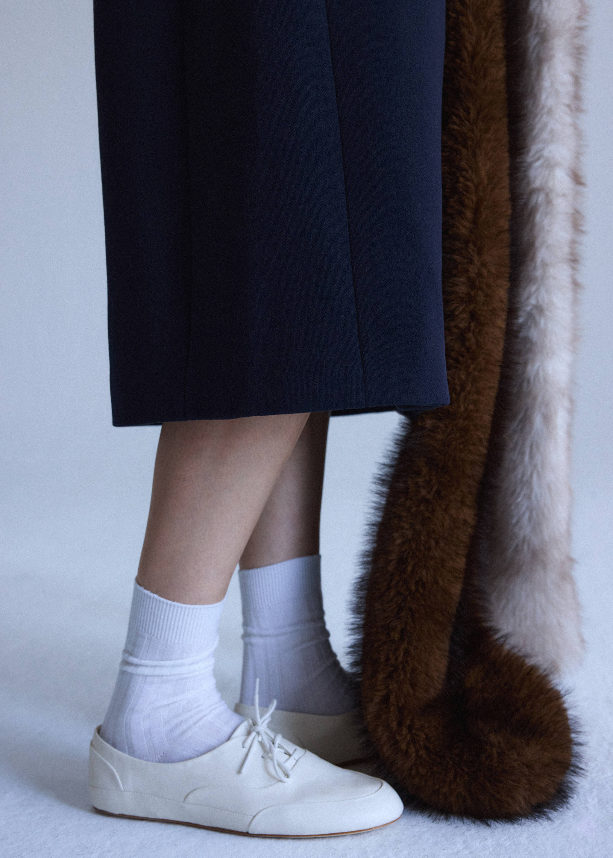Ribbed wool blend socks - Details of the article 9