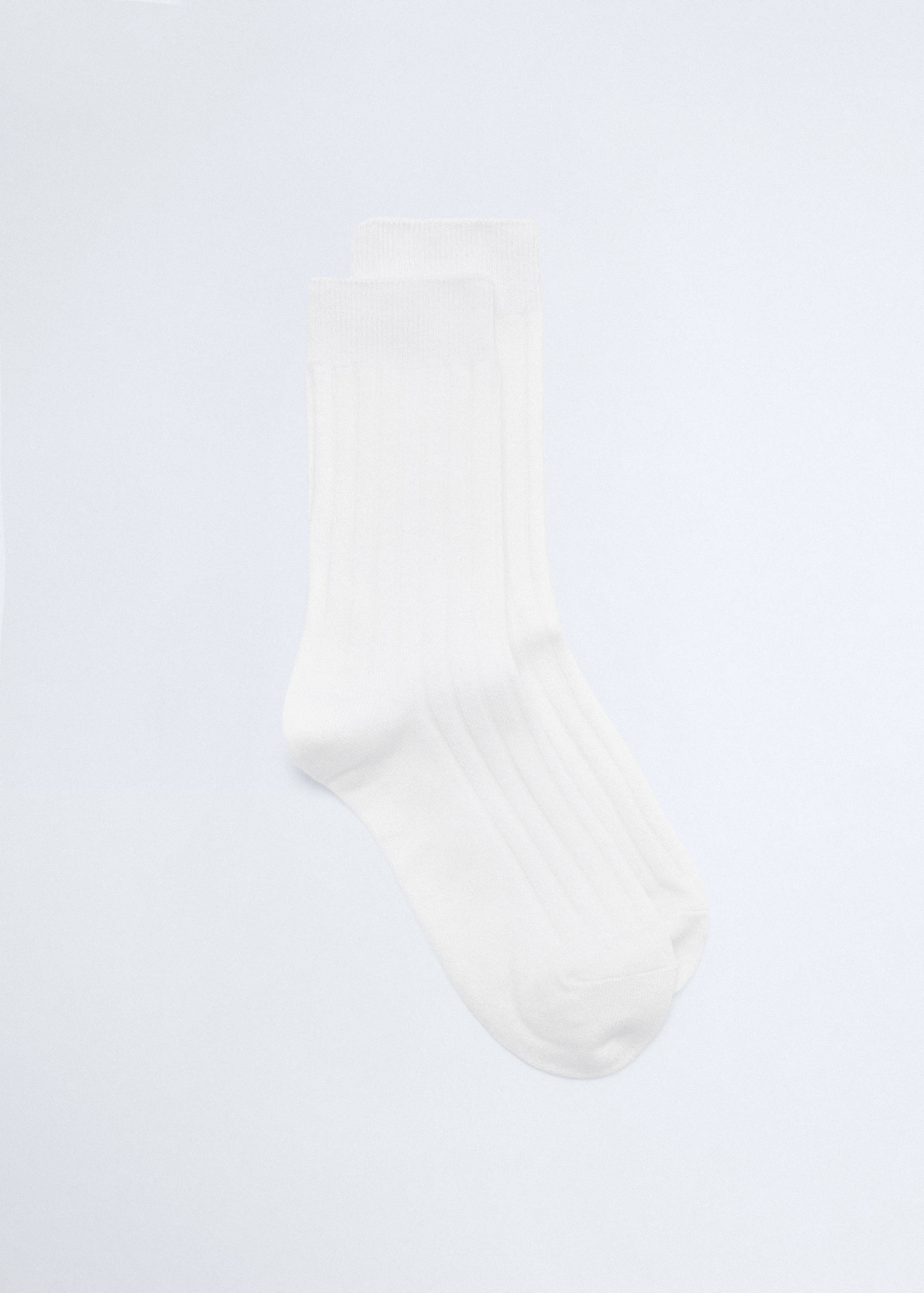 Ribbed wool blend socks - Article without model