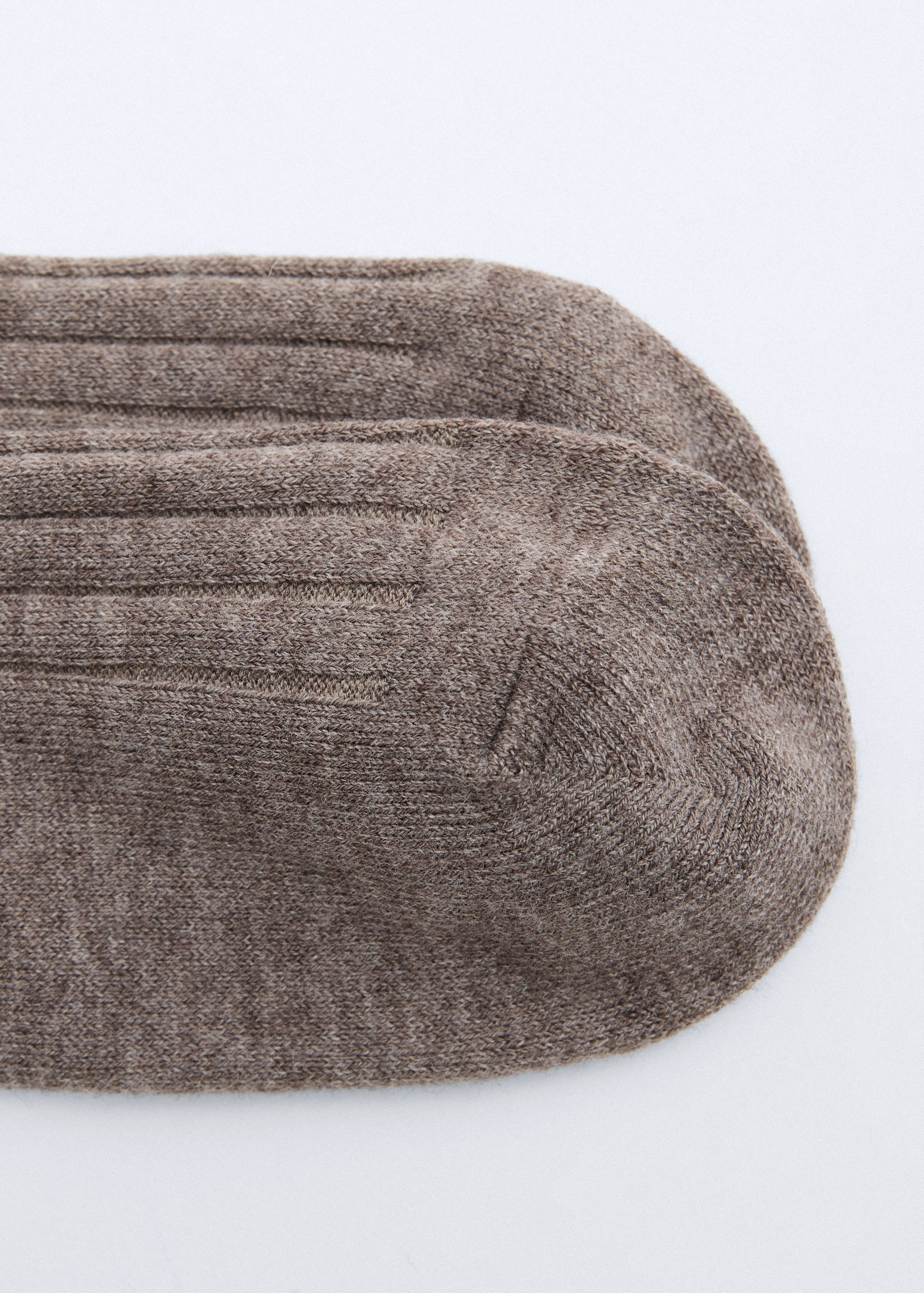 Ribbed wool blend socks - Details of the article 1