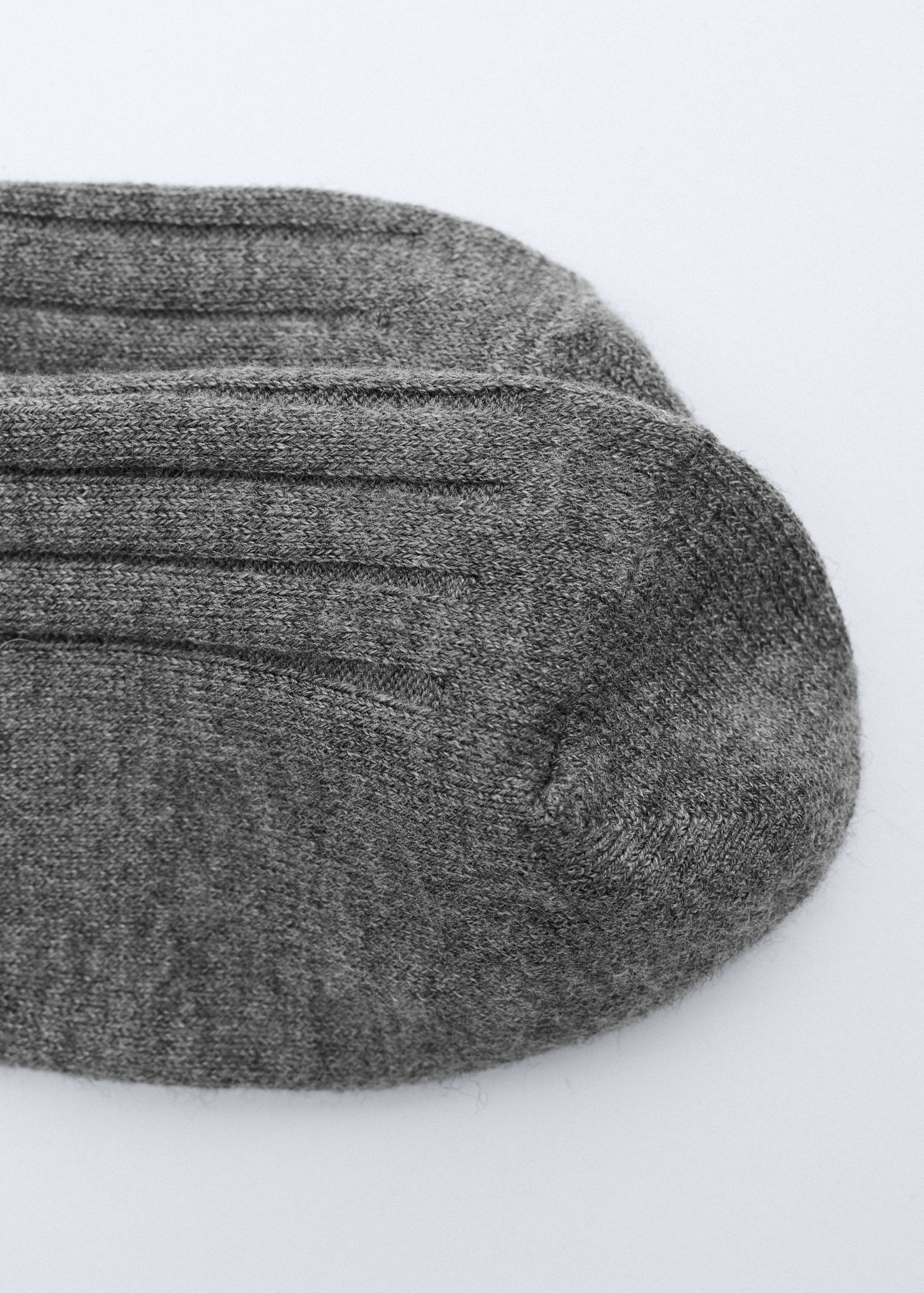 Ribbed wool blend socks - Details of the article 1