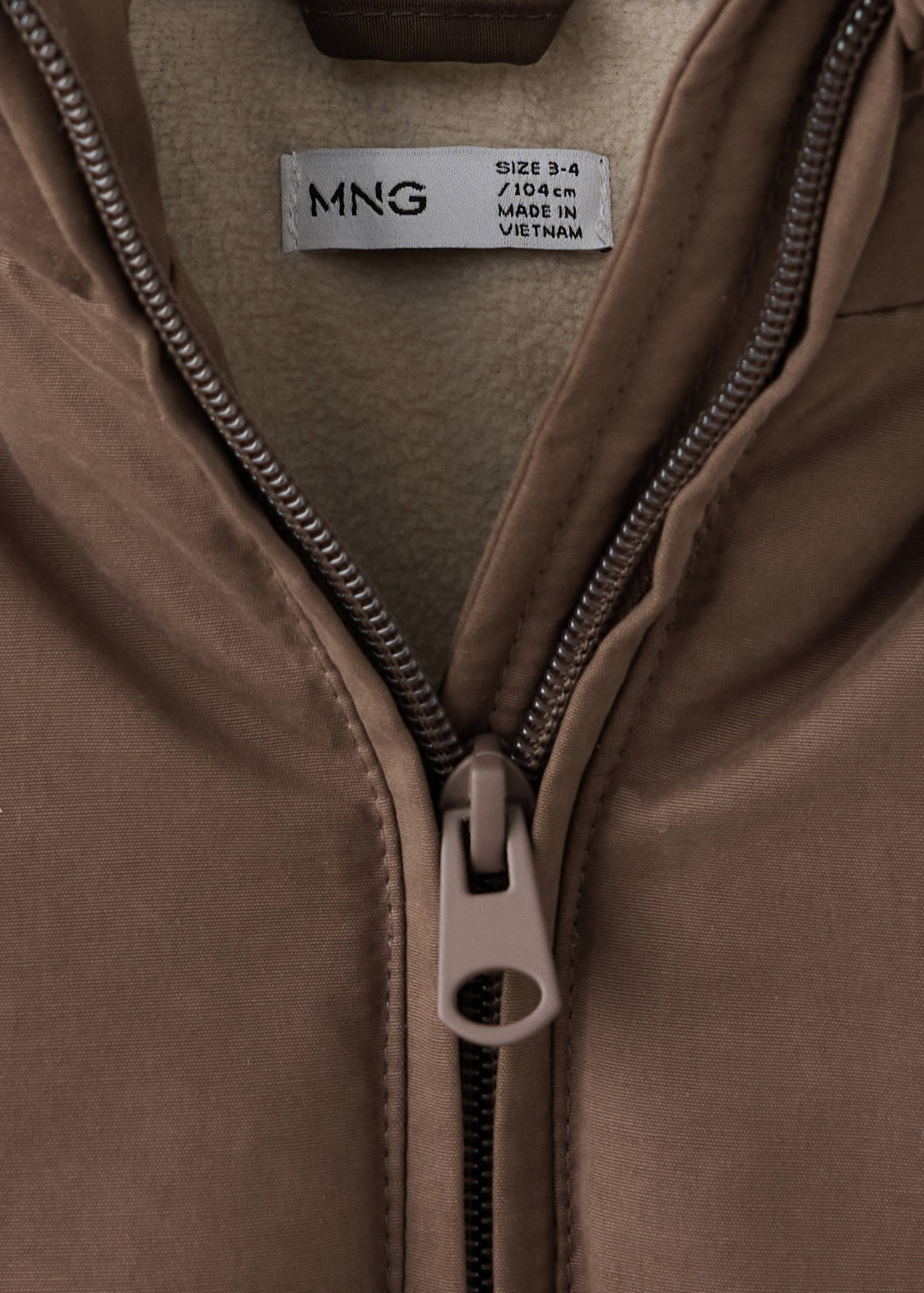 Padded sherpa-lined anorak - Details of the article 8